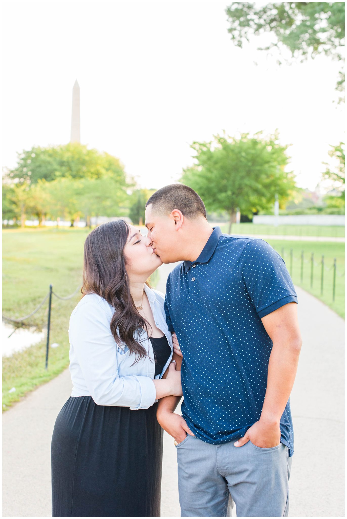 Jefferson Memorial Sunrise Surprise Proposal | www.caitkramer.com