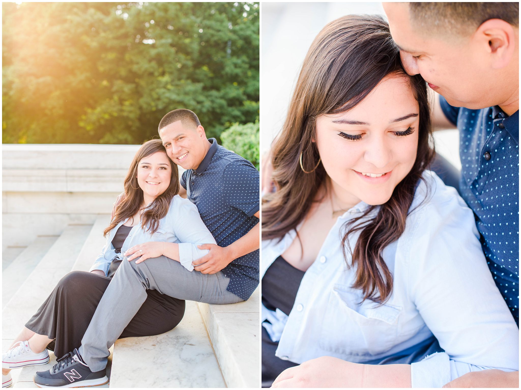 Jefferson Memorial Sunrise Surprise Proposal | www.caitkramer.com