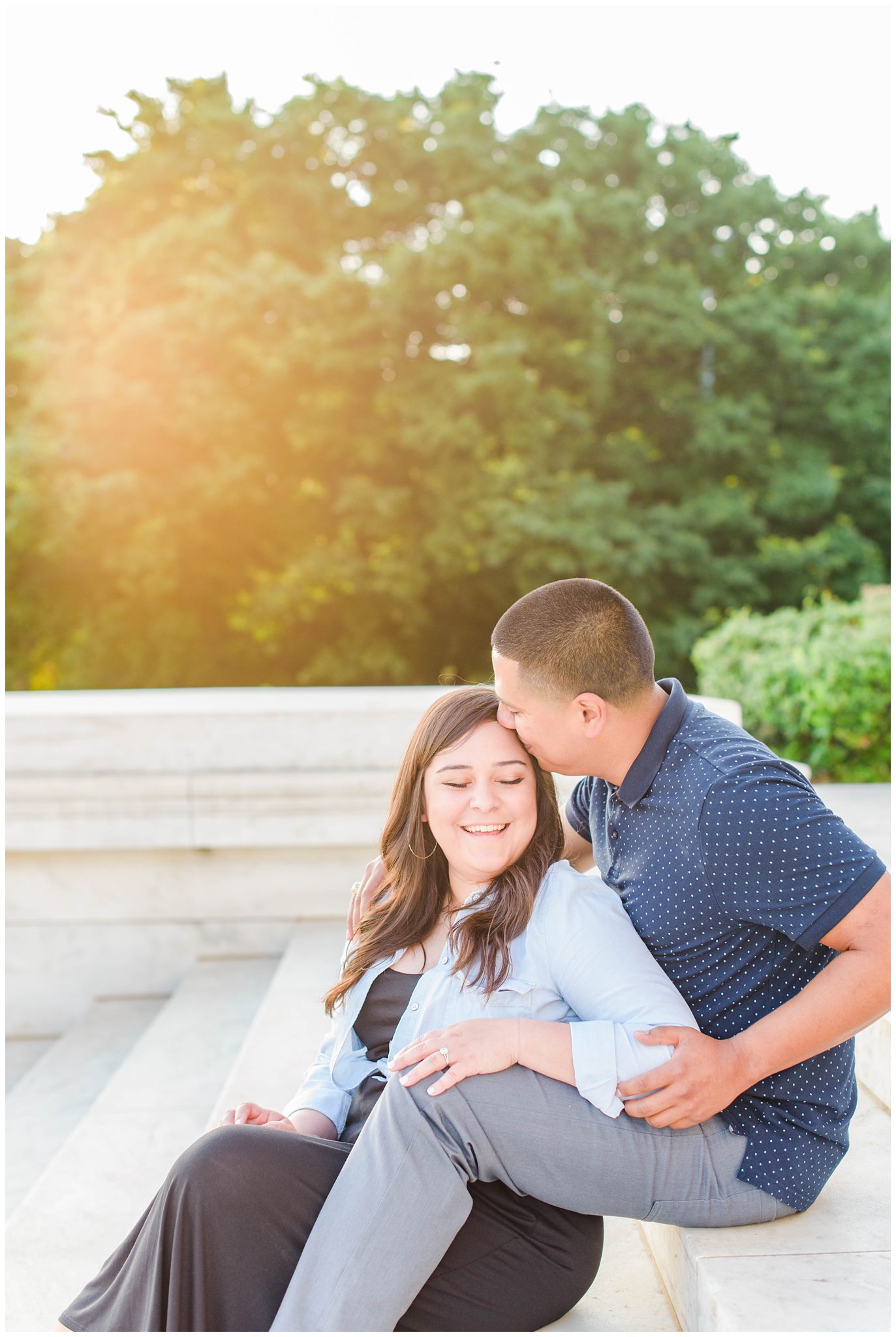 Jefferson Memorial Sunrise Surprise Proposal | www.caitkramer.com