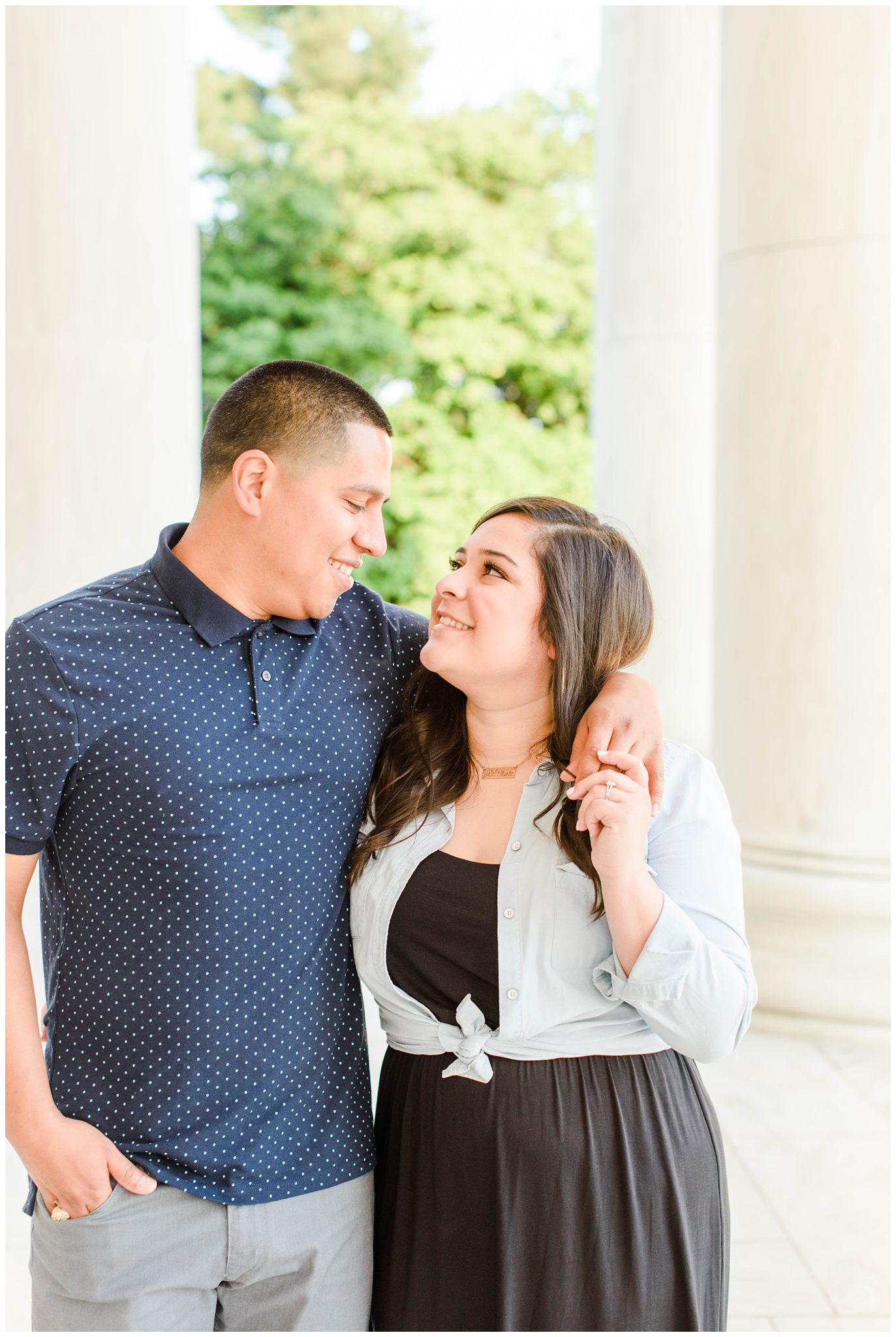 Jefferson Memorial Sunrise Surprise Proposal | www.caitkramer.com