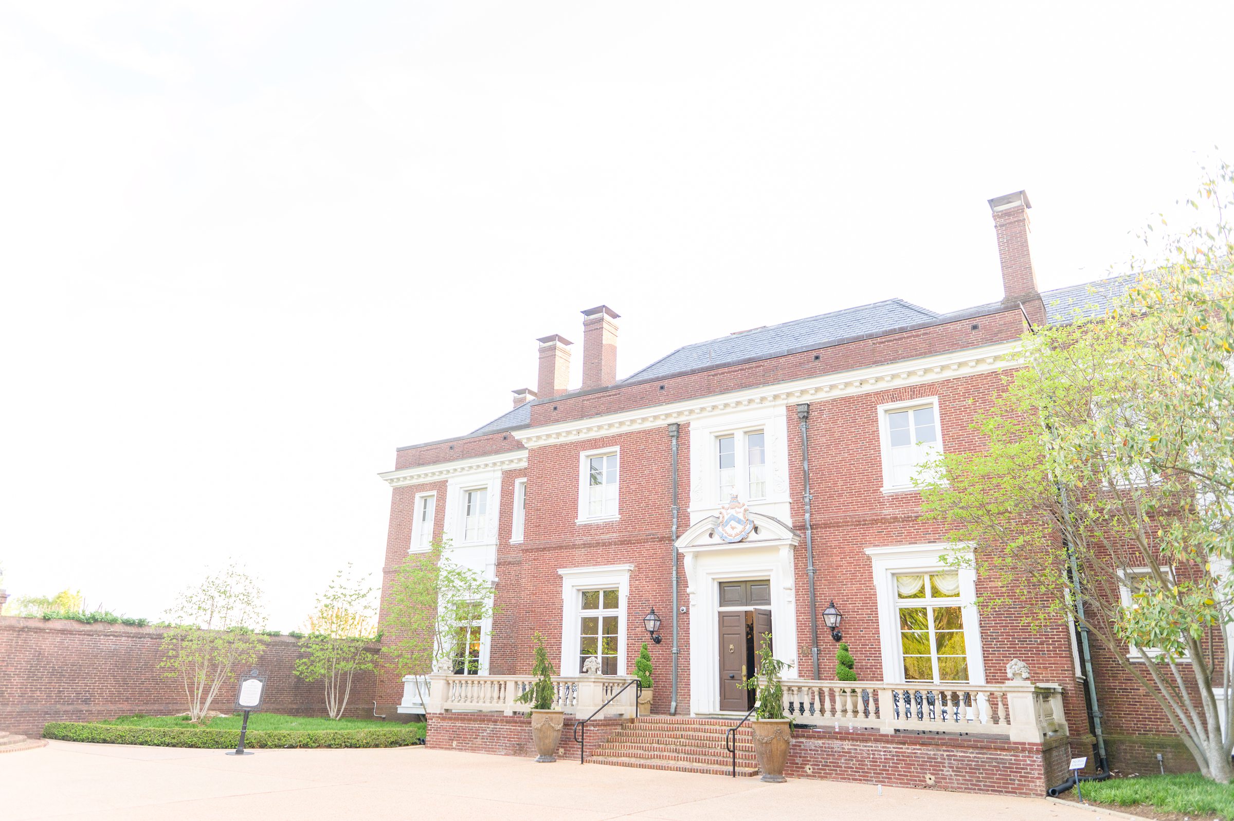 Light Blue Spring Wedding Day at Oxon Hill Manor in Maryland Photographed by Baltimore Wedding Photographer Cait Kramer Photography