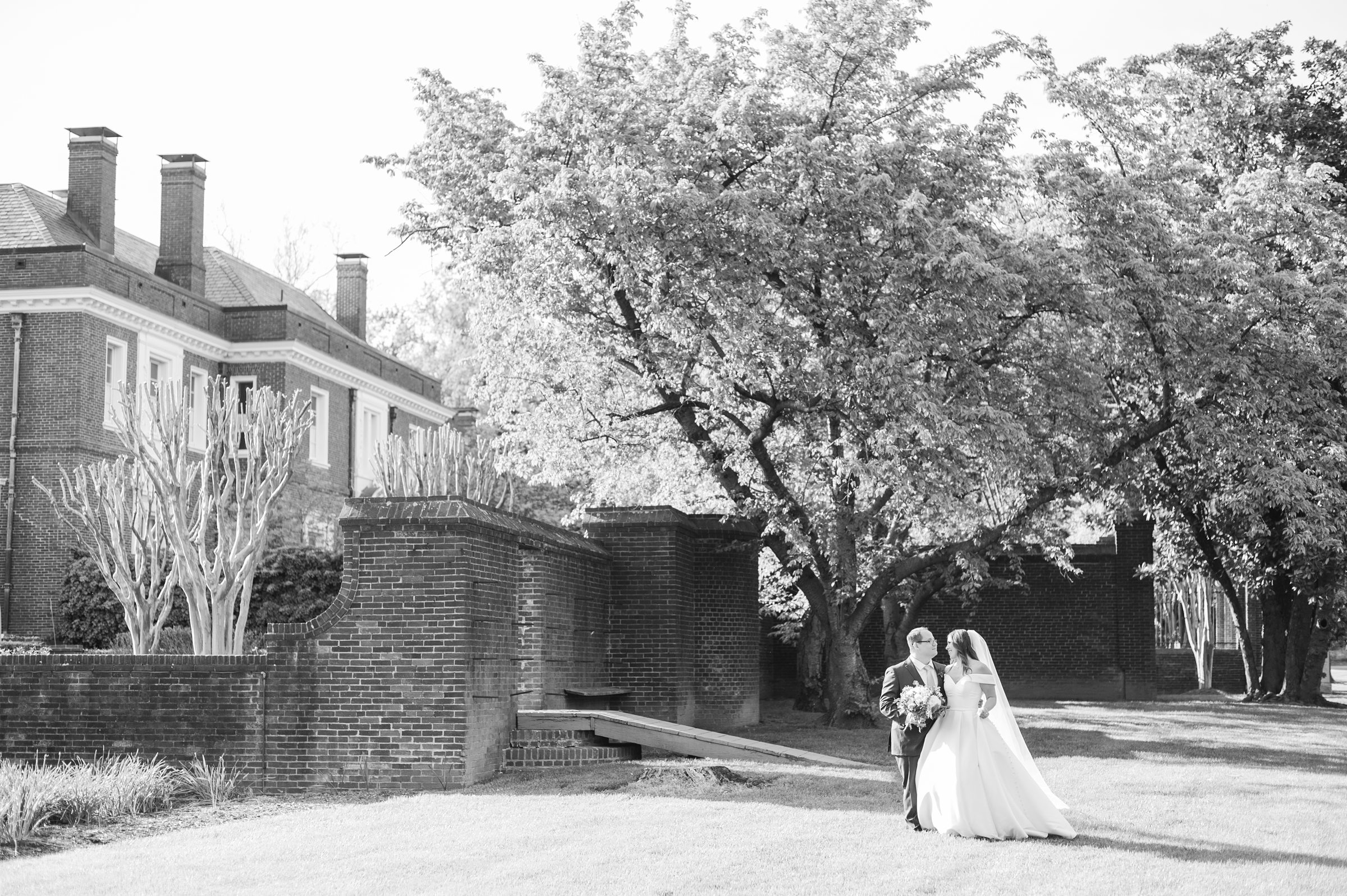 Light Blue Spring Wedding Day at Oxon Hill Manor in Maryland Photographed by Baltimore Wedding Photographer Cait Kramer Photography