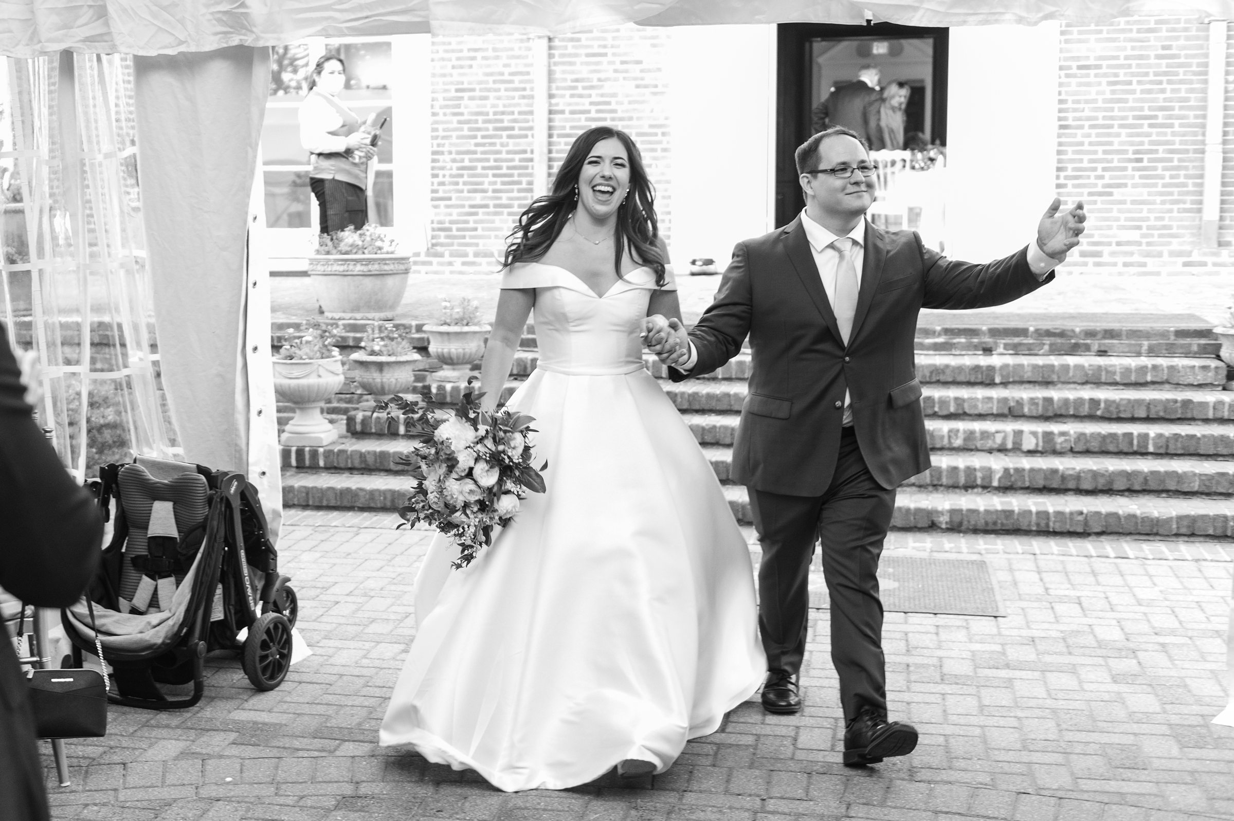 Light Blue Spring Wedding Day at Oxon Hill Manor in Maryland Photographed by Baltimore Wedding Photographer Cait Kramer Photography