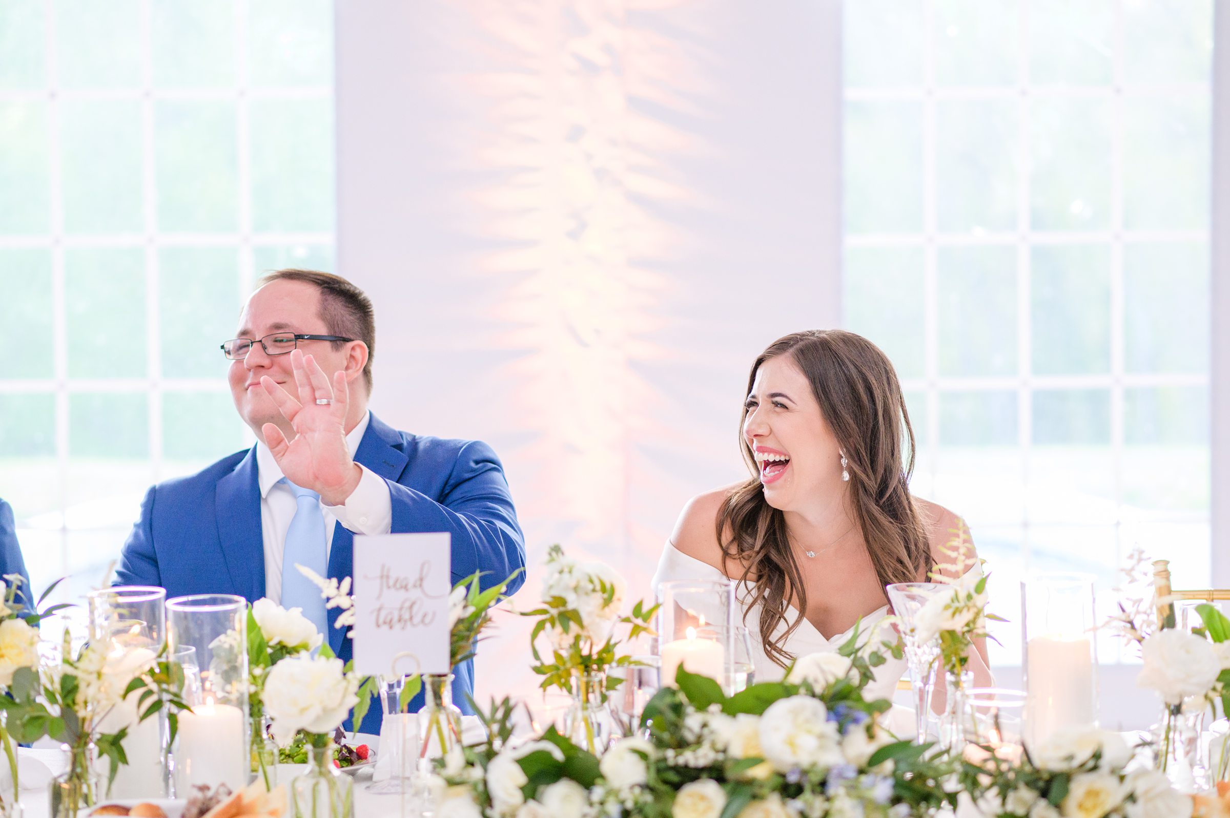 Light Blue Spring Wedding Day at Oxon Hill Manor in Maryland Photographed by Baltimore Wedding Photographer Cait Kramer Photography