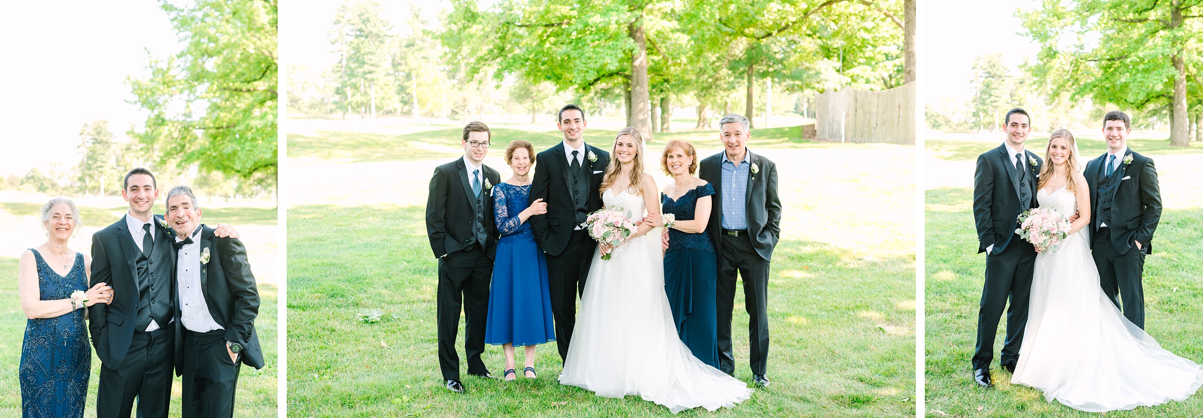 Blush and Slate Blue summer wedding day at Bluestone Country Club Photographed by Baltimore Wedding Photographer Cait Kramer Photography