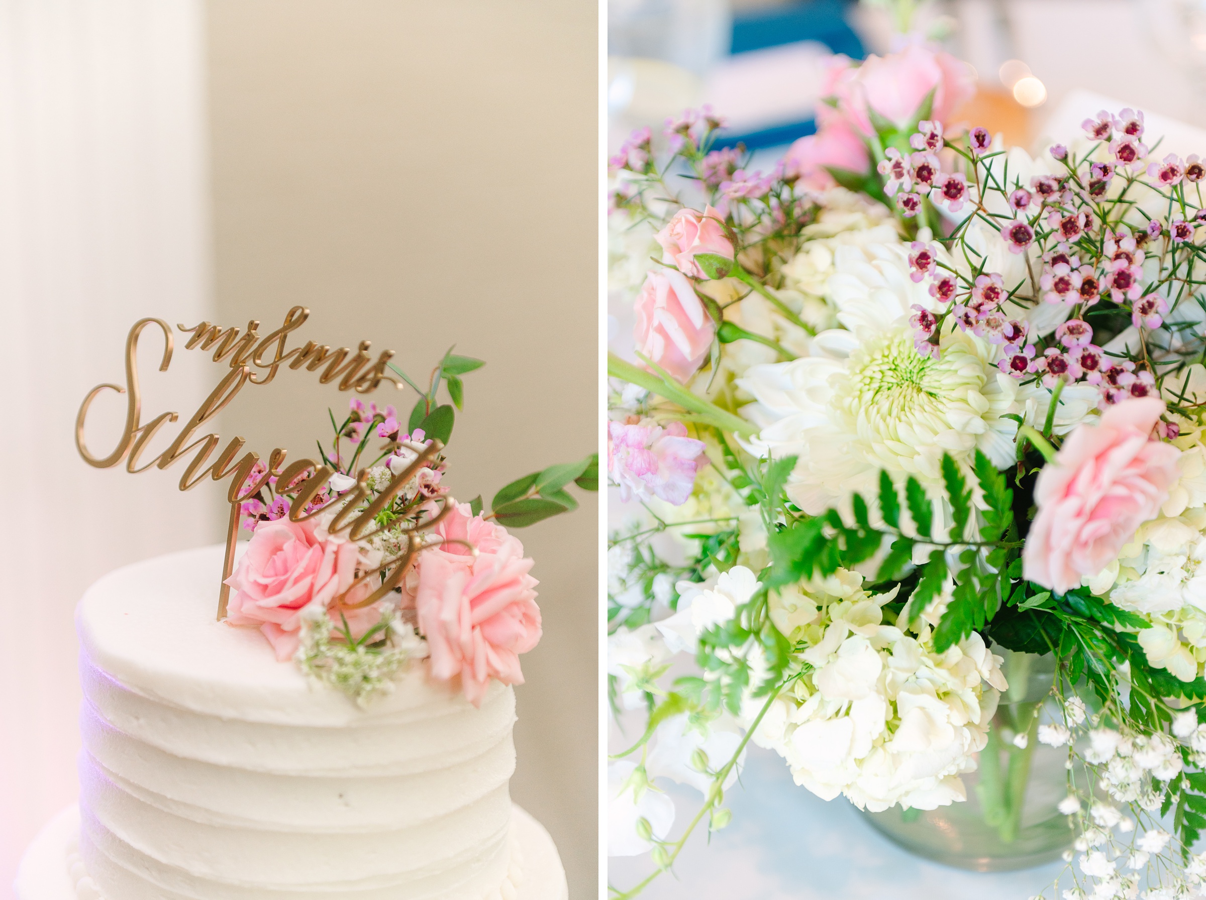 Blush and Slate Blue summer wedding day at Bluestone Country Club Photographed by Baltimore Wedding Photographer Cait Kramer Photography