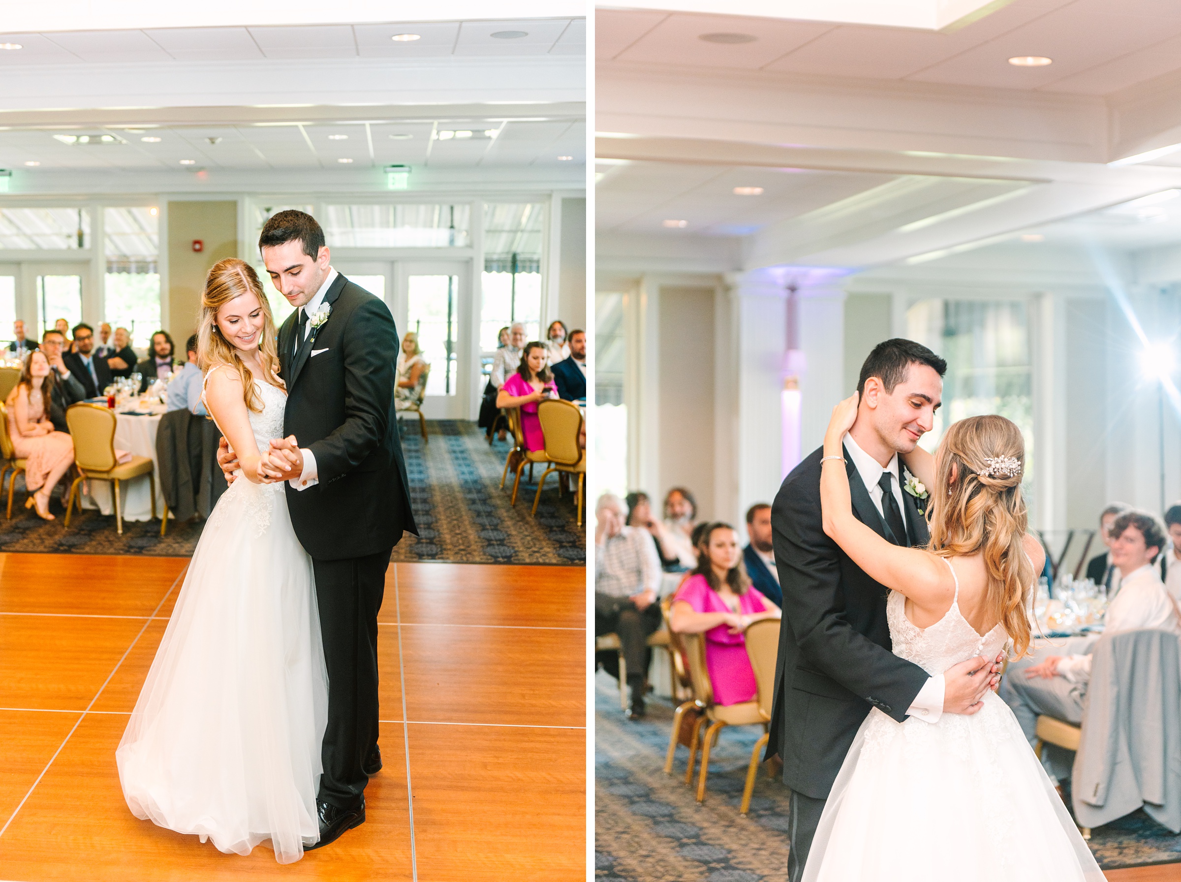 Blush and Slate Blue summer wedding day at Bluestone Country Club Photographed by Baltimore Wedding Photographer Cait Kramer Photography