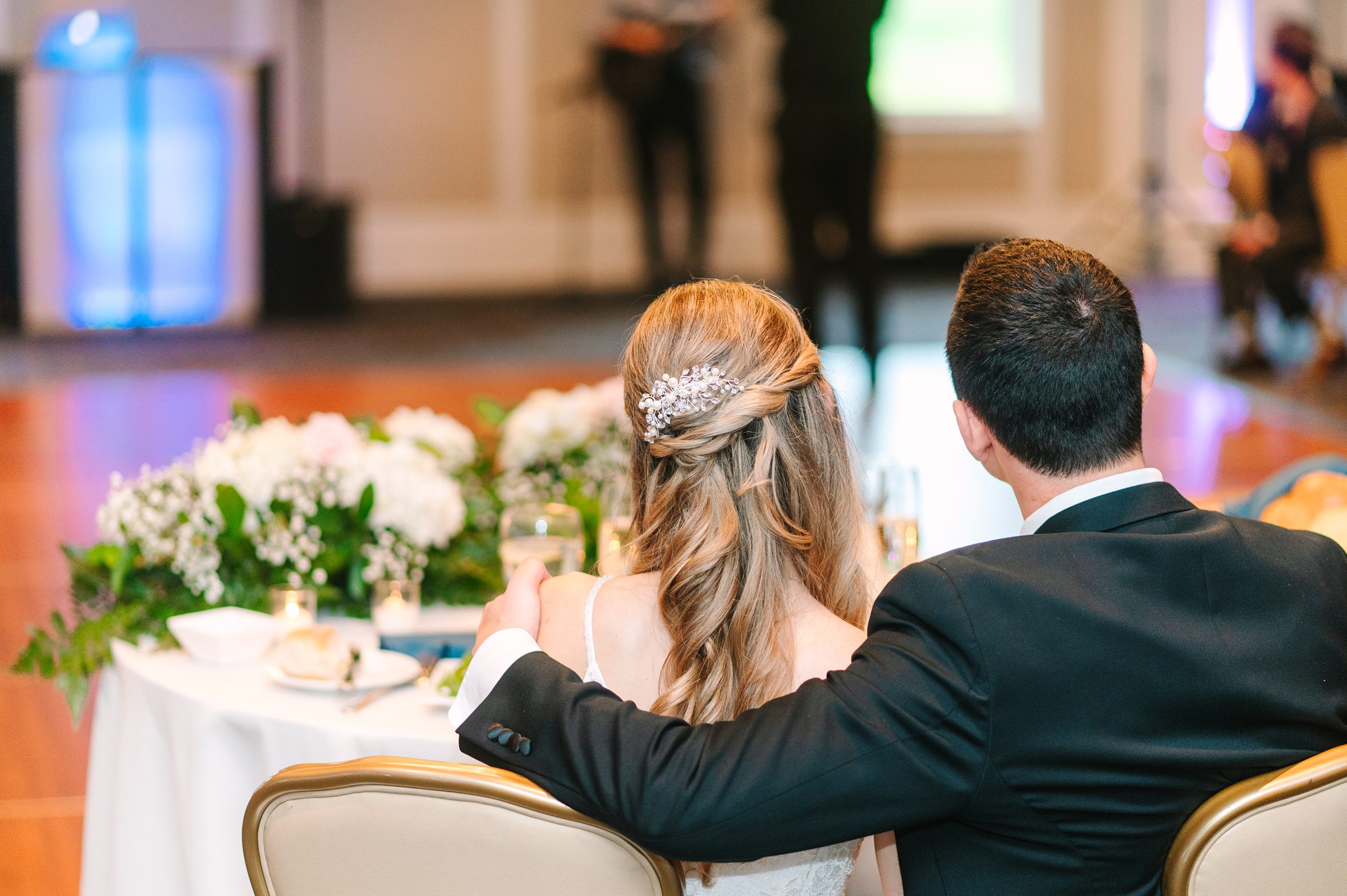 Blush and Slate Blue summer wedding day at Bluestone Country Club Photographed by Baltimore Wedding Photographer Cait Kramer Photography