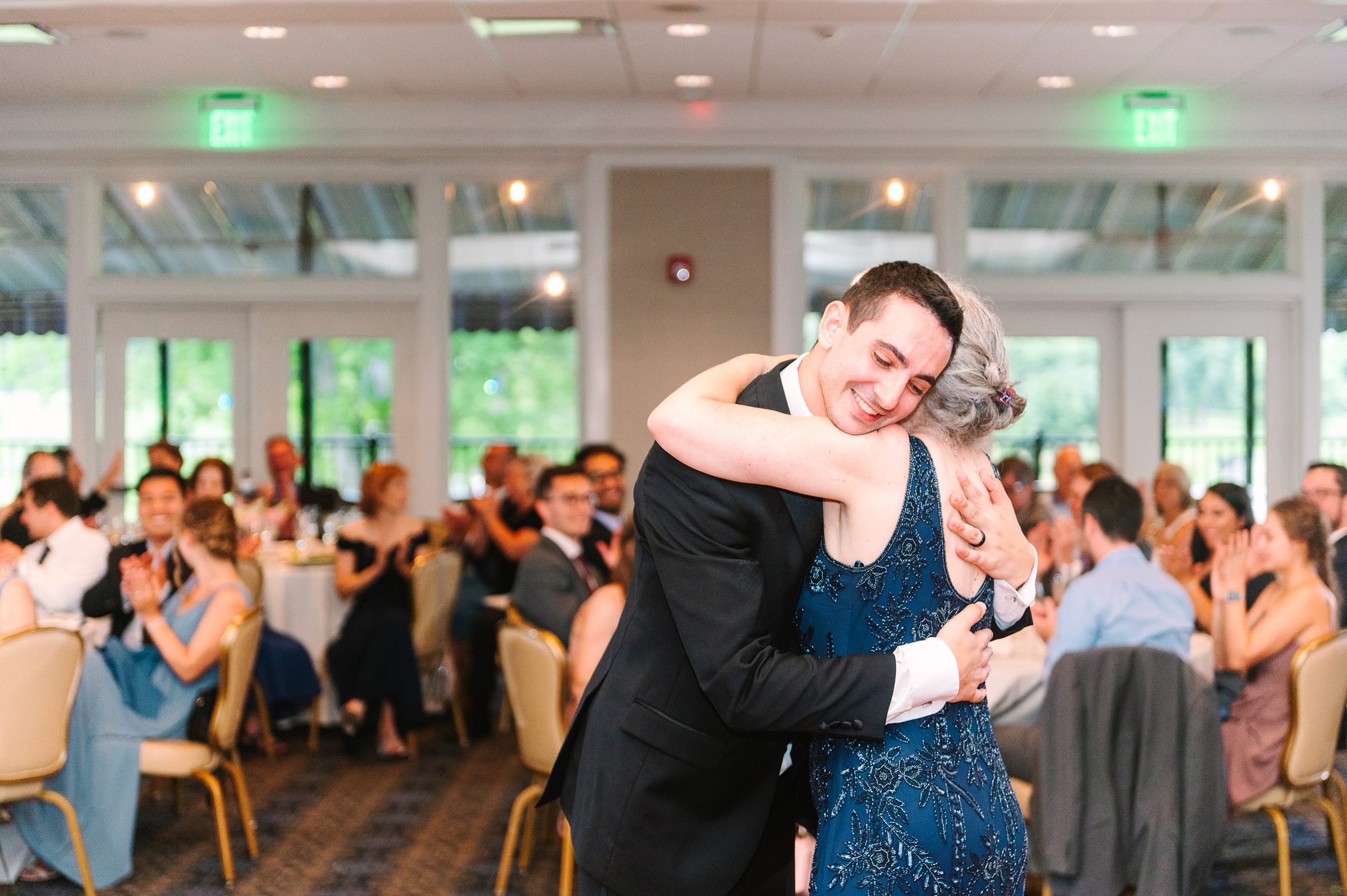 Blush and Slate Blue summer wedding day at Bluestone Country Club Photographed by Baltimore Wedding Photographer Cait Kramer Photography