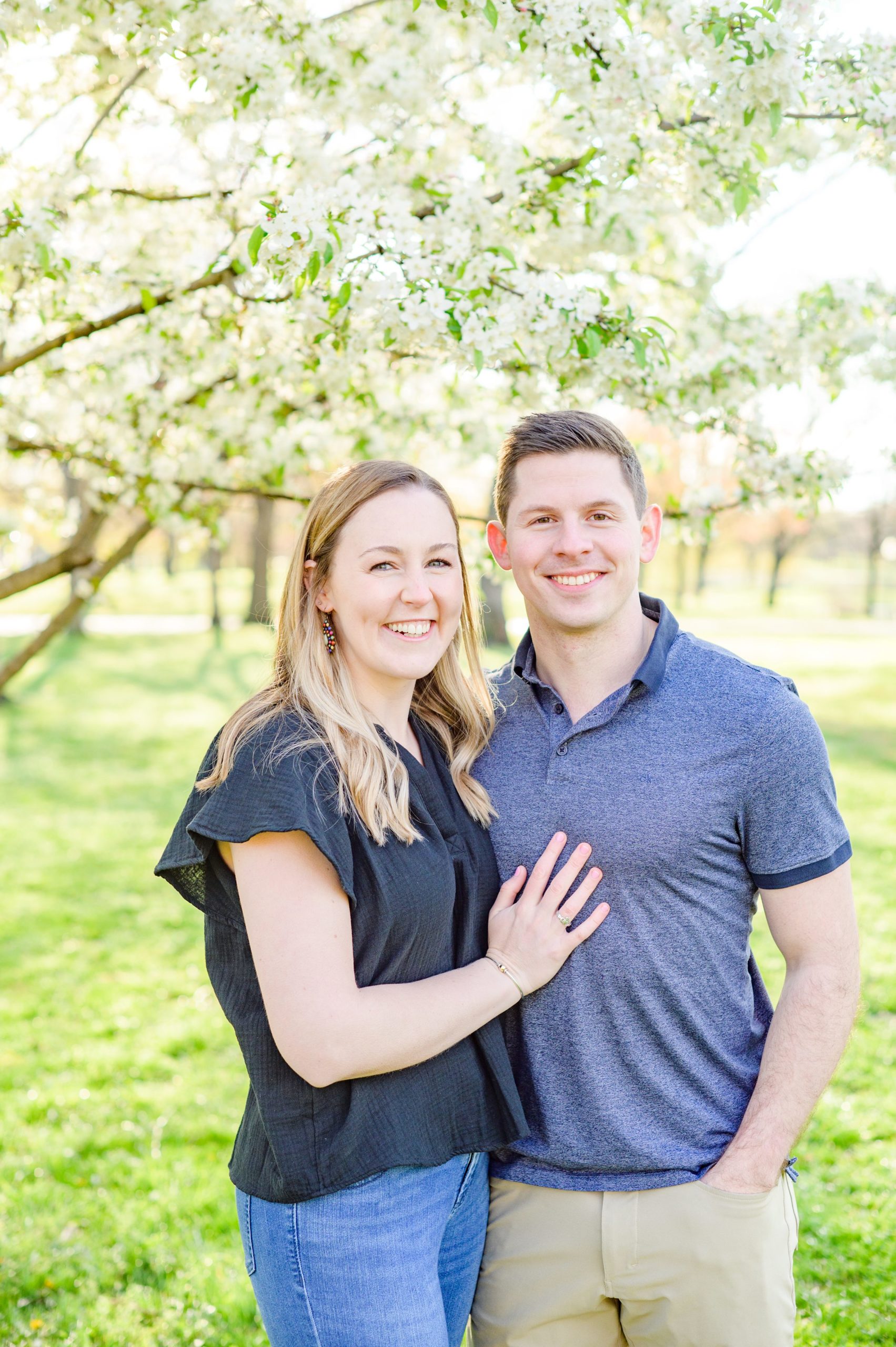 Beautiful engagement session at sunrise in Constitution Gardens in Washington, DC by Maryland Wedding Photographer Cait Kramer Photography