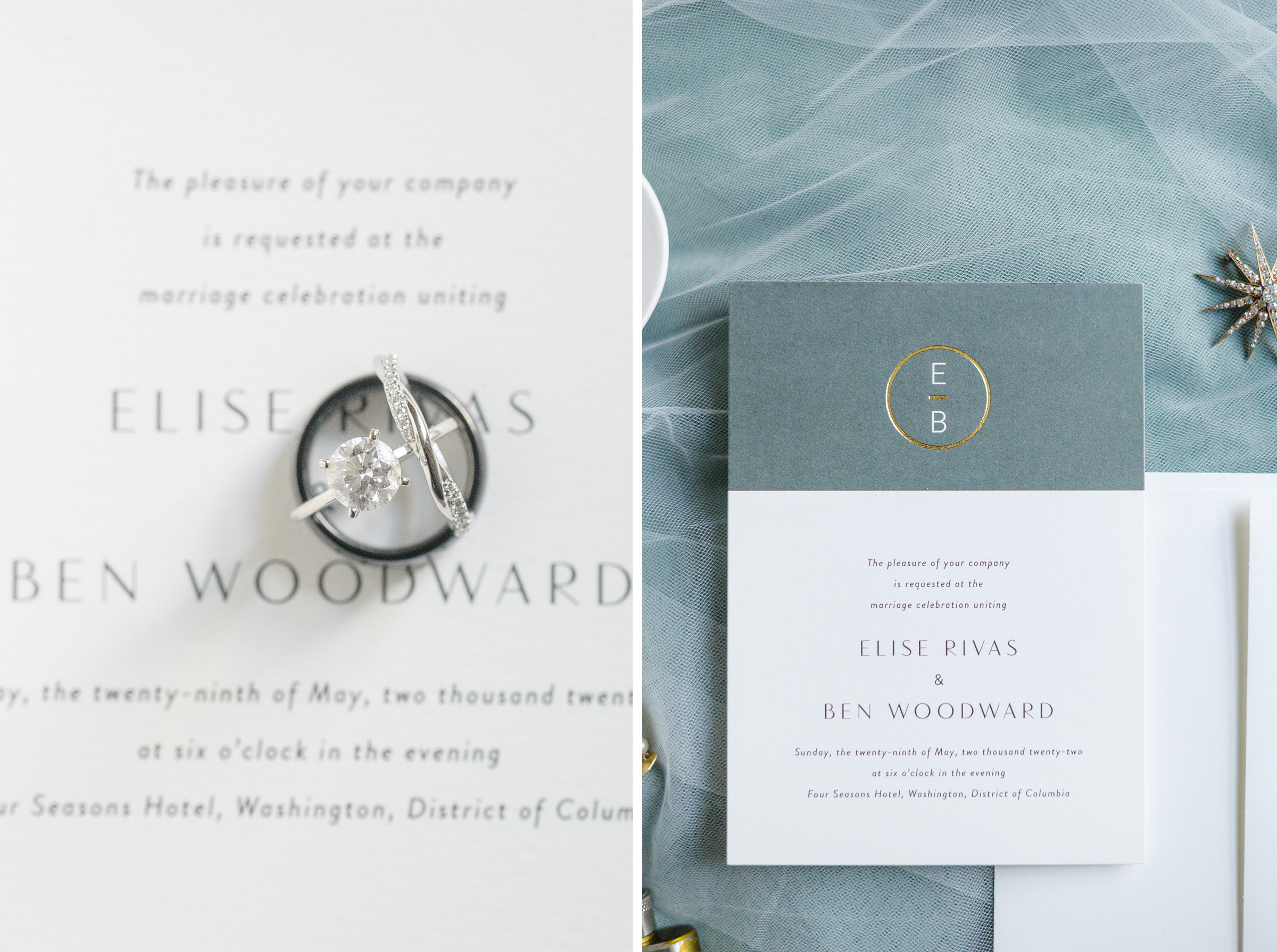 Sage Green Black Tie Wedding Day at the Four Seasons Washington DC Photographed by Baltimore Wedding Photographer Cait Kramer Photography