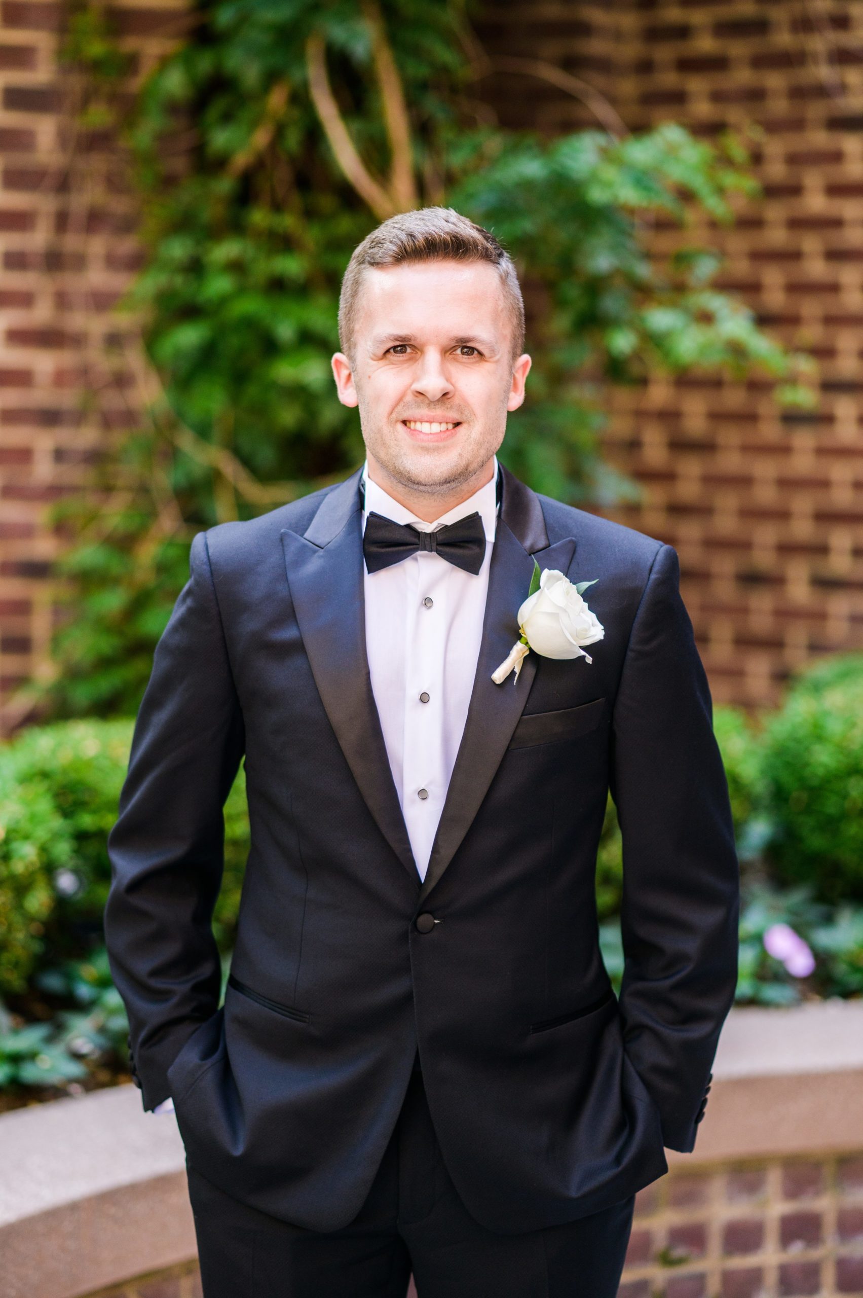 Sage Green Black Tie Wedding Day at the Four Seasons Washington DC Photographed by Baltimore Wedding Photographer Cait Kramer Photography