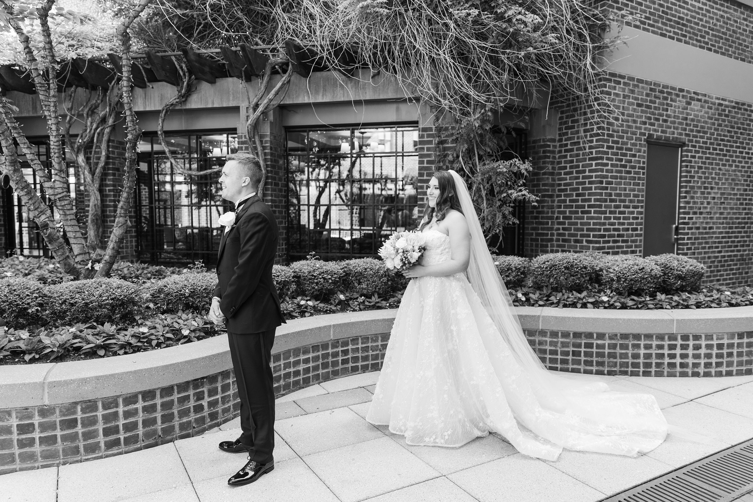 Sage Green Black Tie Wedding Day at the Four Seasons Washington DC Photographed by Baltimore Wedding Photographer Cait Kramer Photography