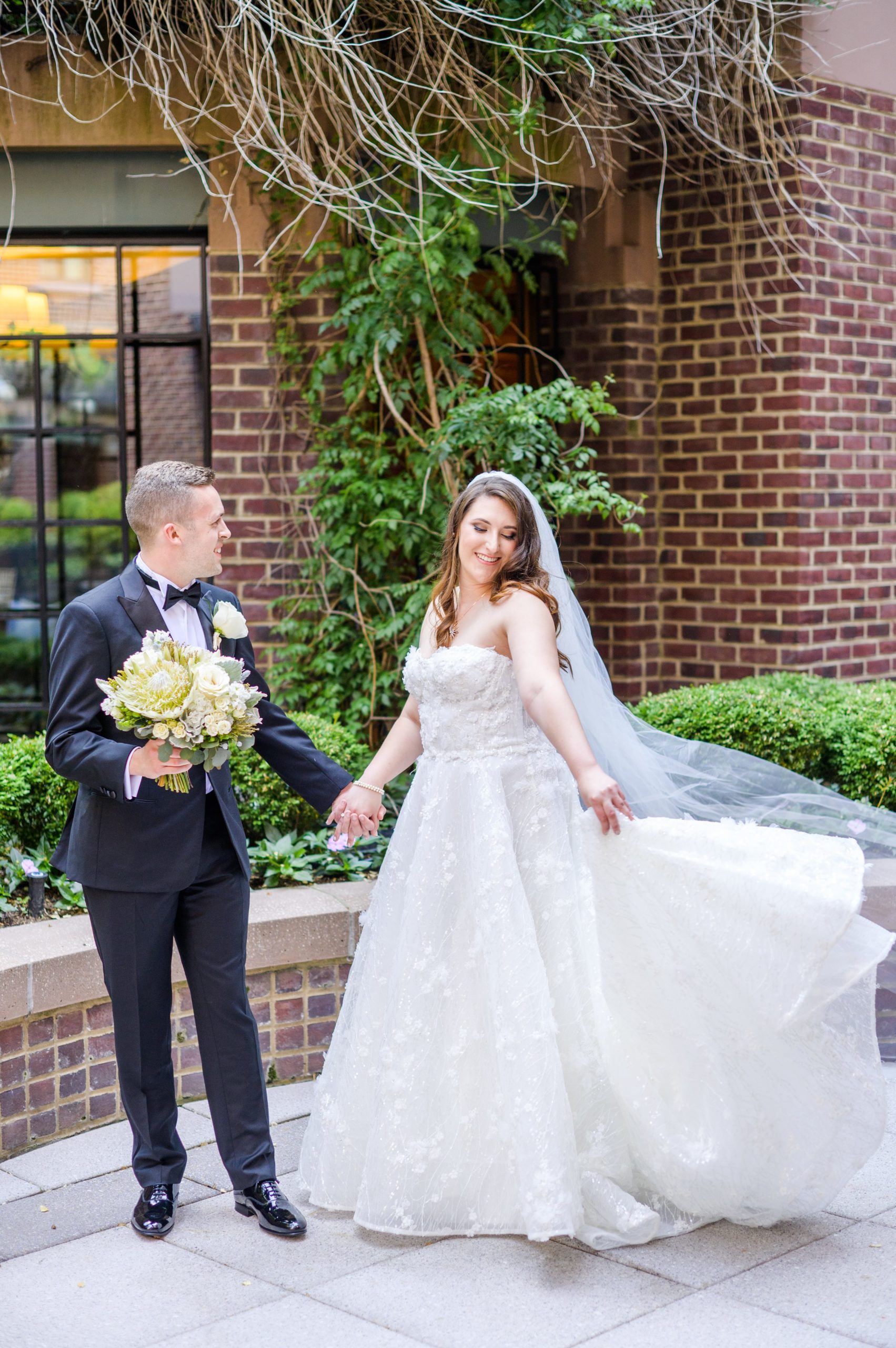Sage Green Black Tie Wedding Day at the Four Seasons Washington DC Photographed by Baltimore Wedding Photographer Cait Kramer Photography