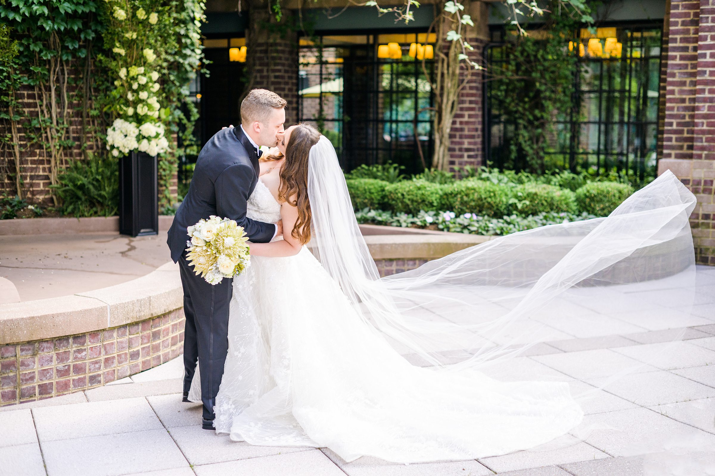 Sage Green Black Tie Wedding Day at the Four Seasons Washington DC Photographed by Baltimore Wedding Photographer Cait Kramer Photography