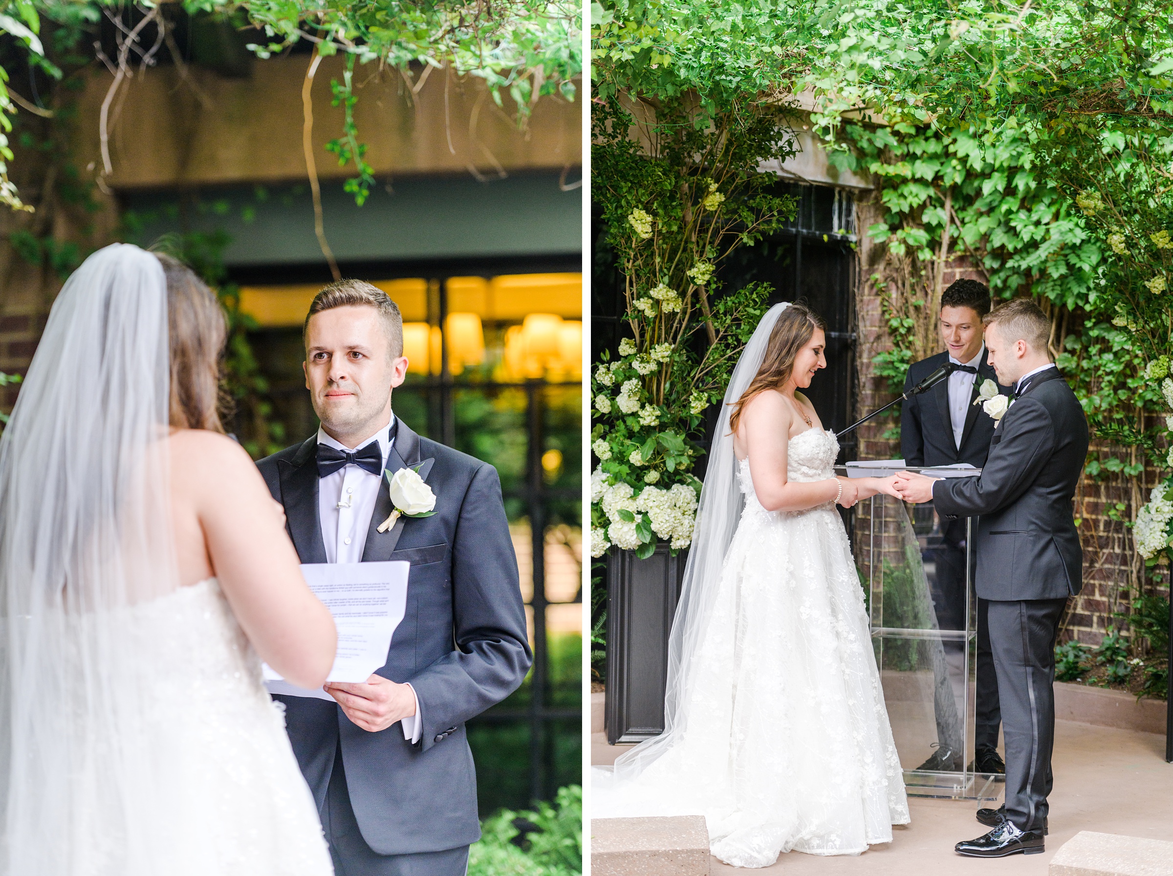 Sage Green Black Tie Wedding Day at the Four Seasons Washington DC Photographed by Baltimore Wedding Photographer Cait Kramer Photography