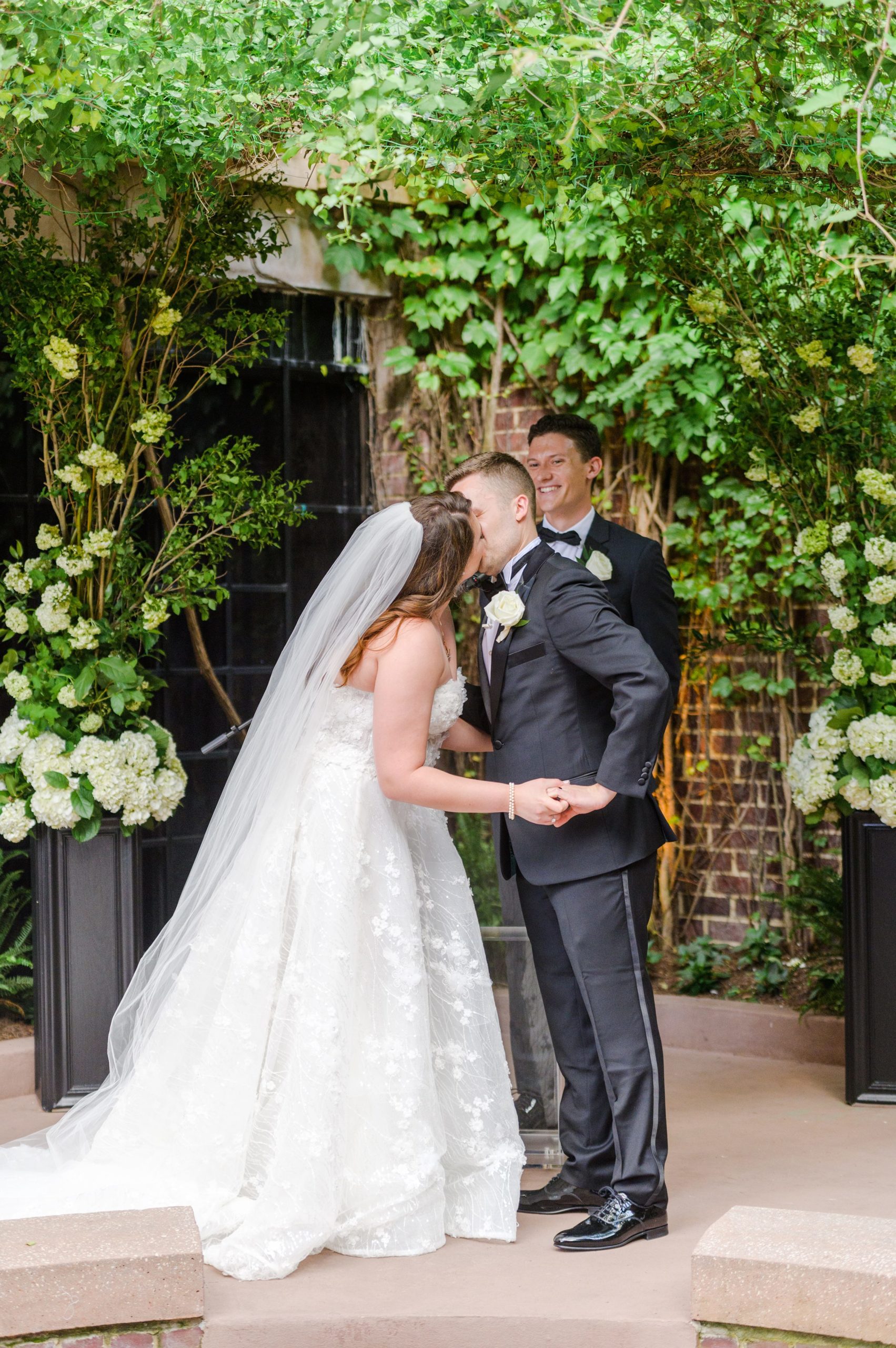 Sage Green Black Tie Wedding Day at the Four Seasons Washington DC Photographed by Baltimore Wedding Photographer Cait Kramer Photography