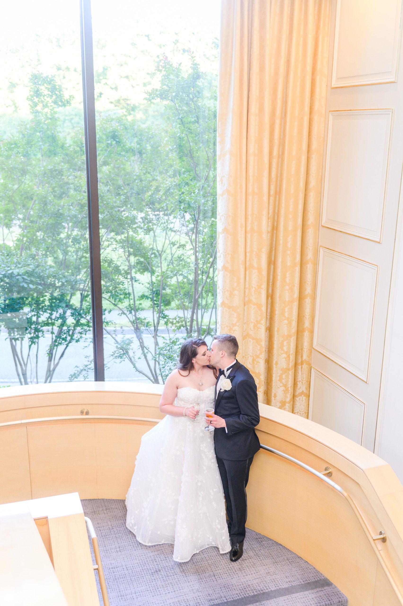 Sage Green Black Tie Wedding Day at the Four Seasons Washington DC Photographed by Baltimore Wedding Photographer Cait Kramer Photography