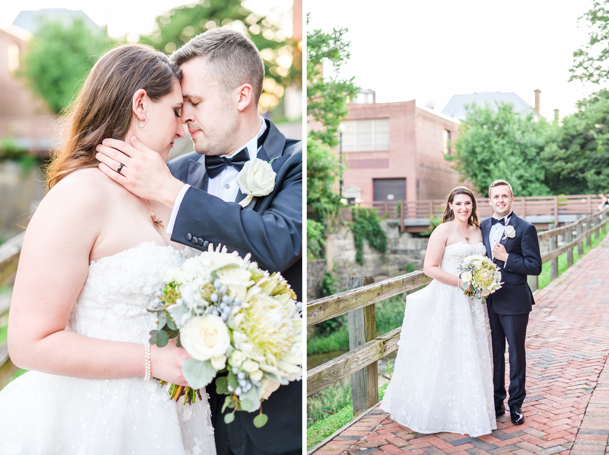 Sage Green Black Tie Wedding Day at the Four Seasons Washington DC Photographed by Baltimore Wedding Photographer Cait Kramer Photography