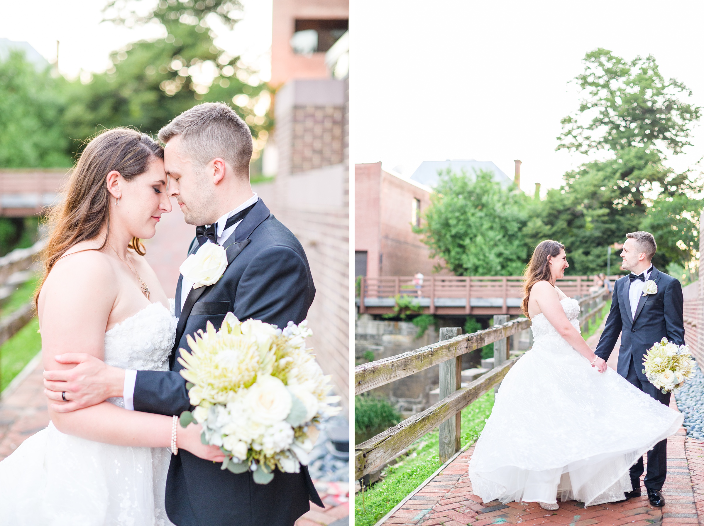 Sage Green Black Tie Wedding Day at the Four Seasons Washington DC Photographed by Baltimore Wedding Photographer Cait Kramer Photography