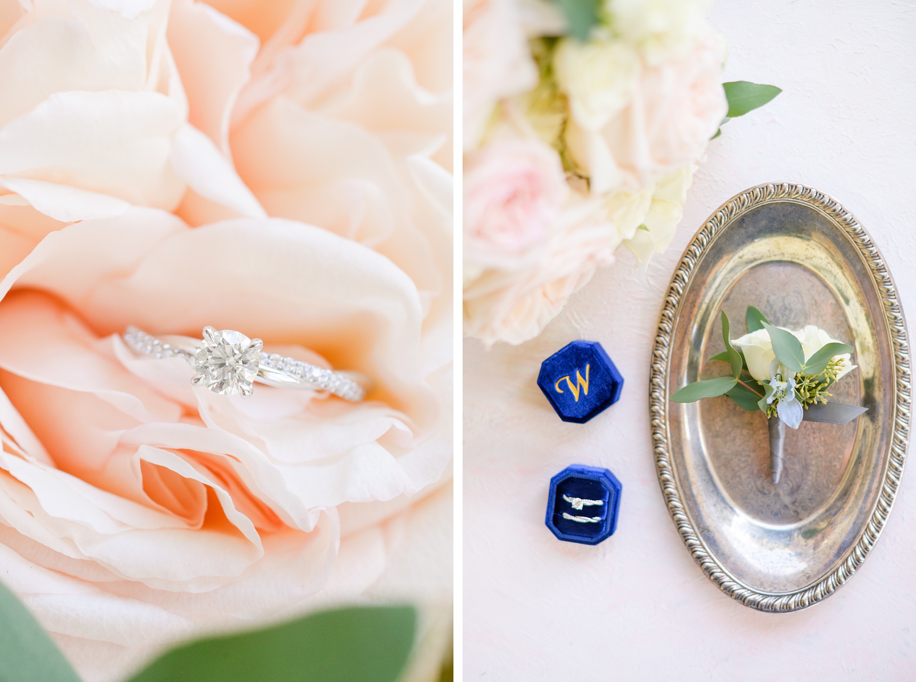 Royal Blue summer wedding day at Downingtown Country Club Photographed by Baltimore Wedding Photographer Cait Kramer Photography