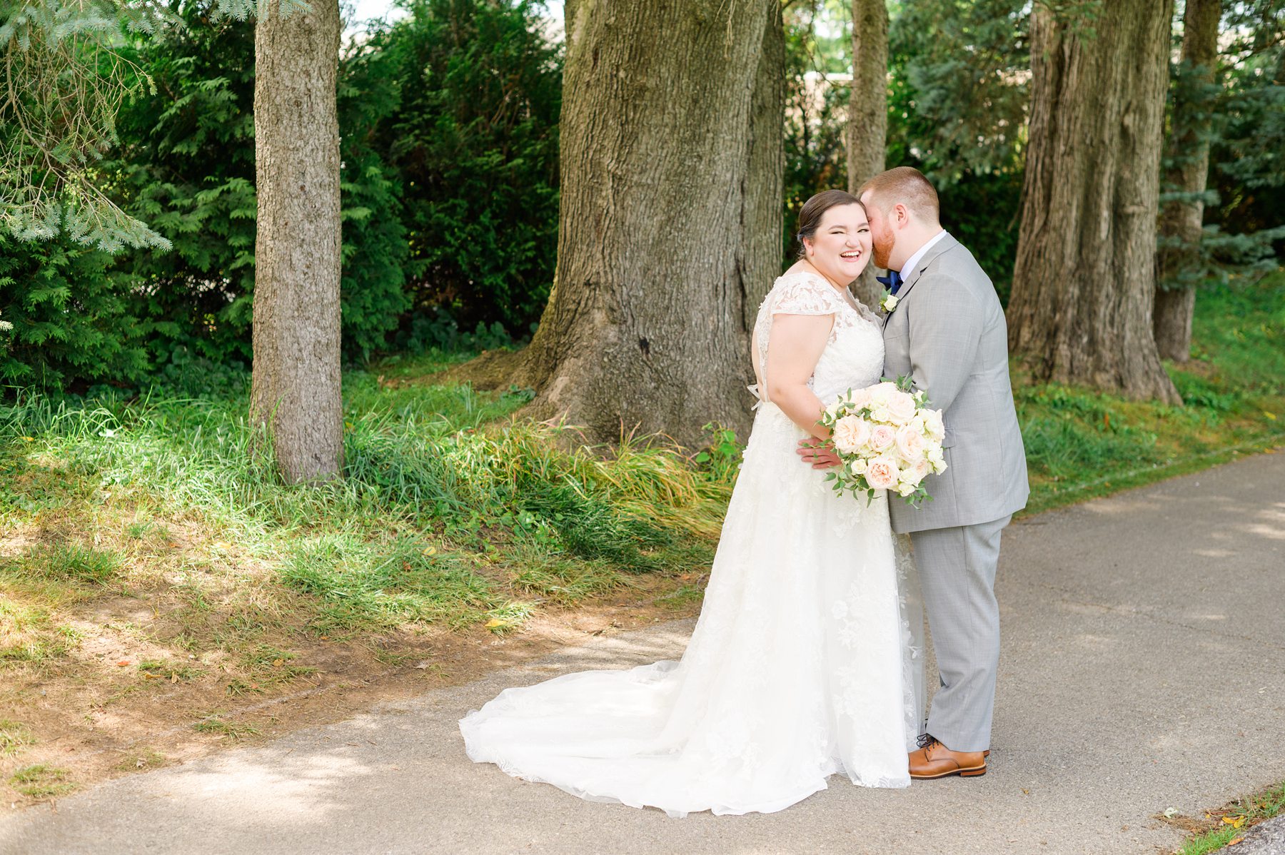 Royal Blue summer wedding day at Downingtown Country Club Photographed by Baltimore Wedding Photographer Cait Kramer Photography