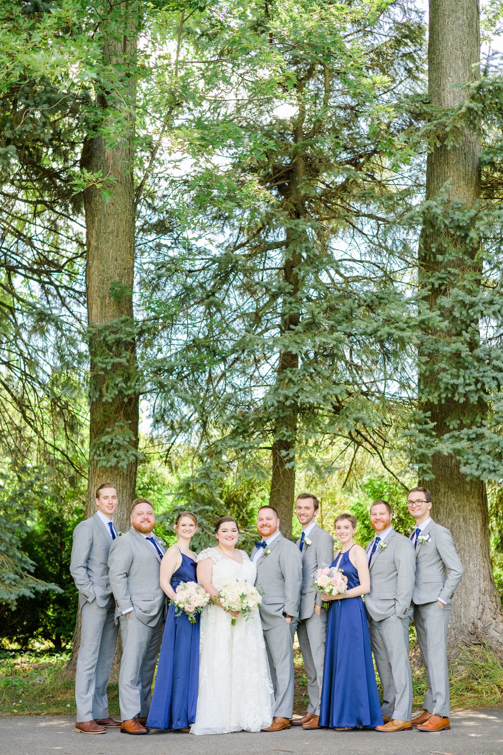 Royal Blue summer wedding day at Downingtown Country Club Photographed by Baltimore Wedding Photographer Cait Kramer Photography