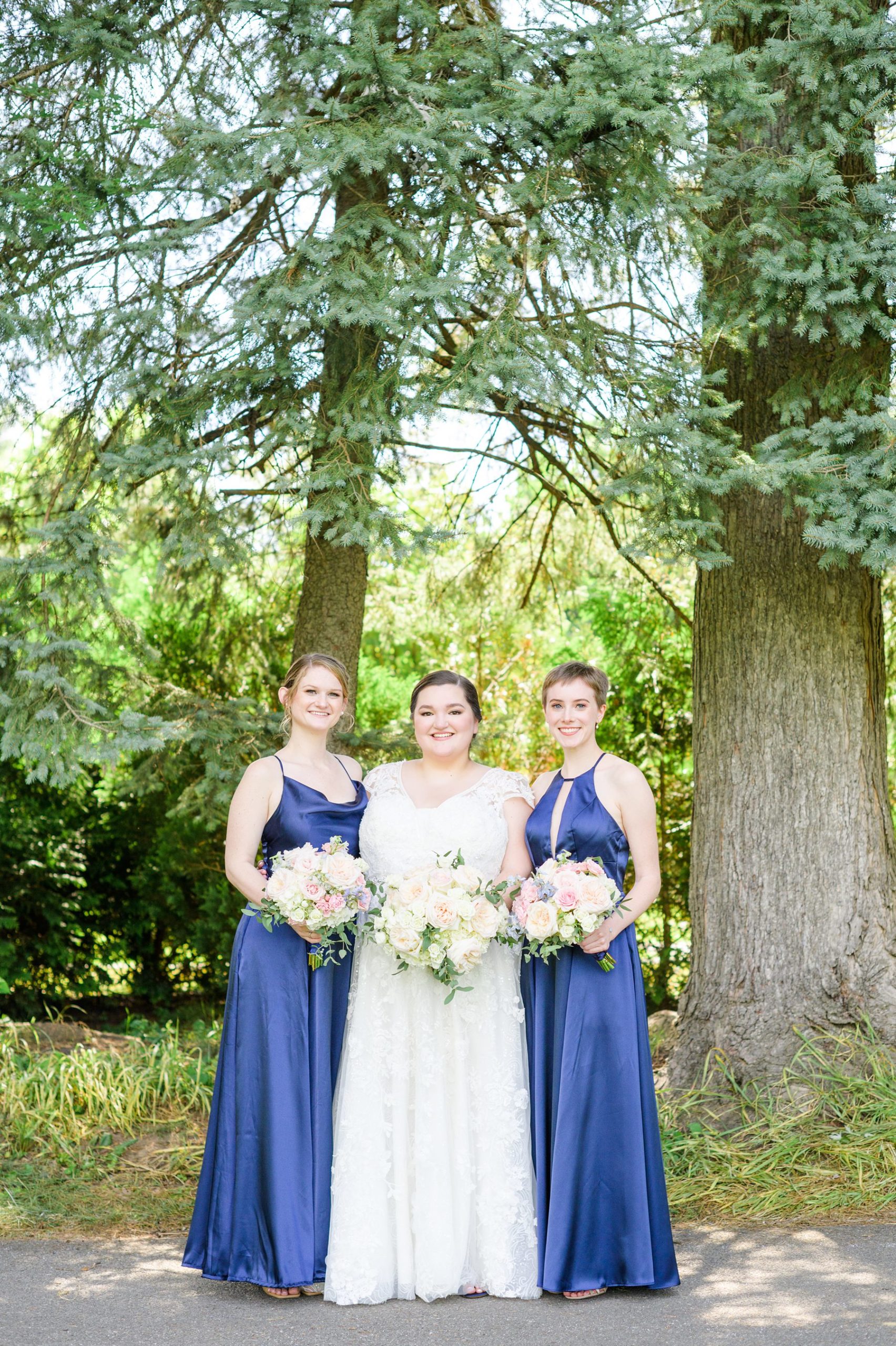 Royal Blue summer wedding day at Downingtown Country Club Photographed by Baltimore Wedding Photographer Cait Kramer Photography