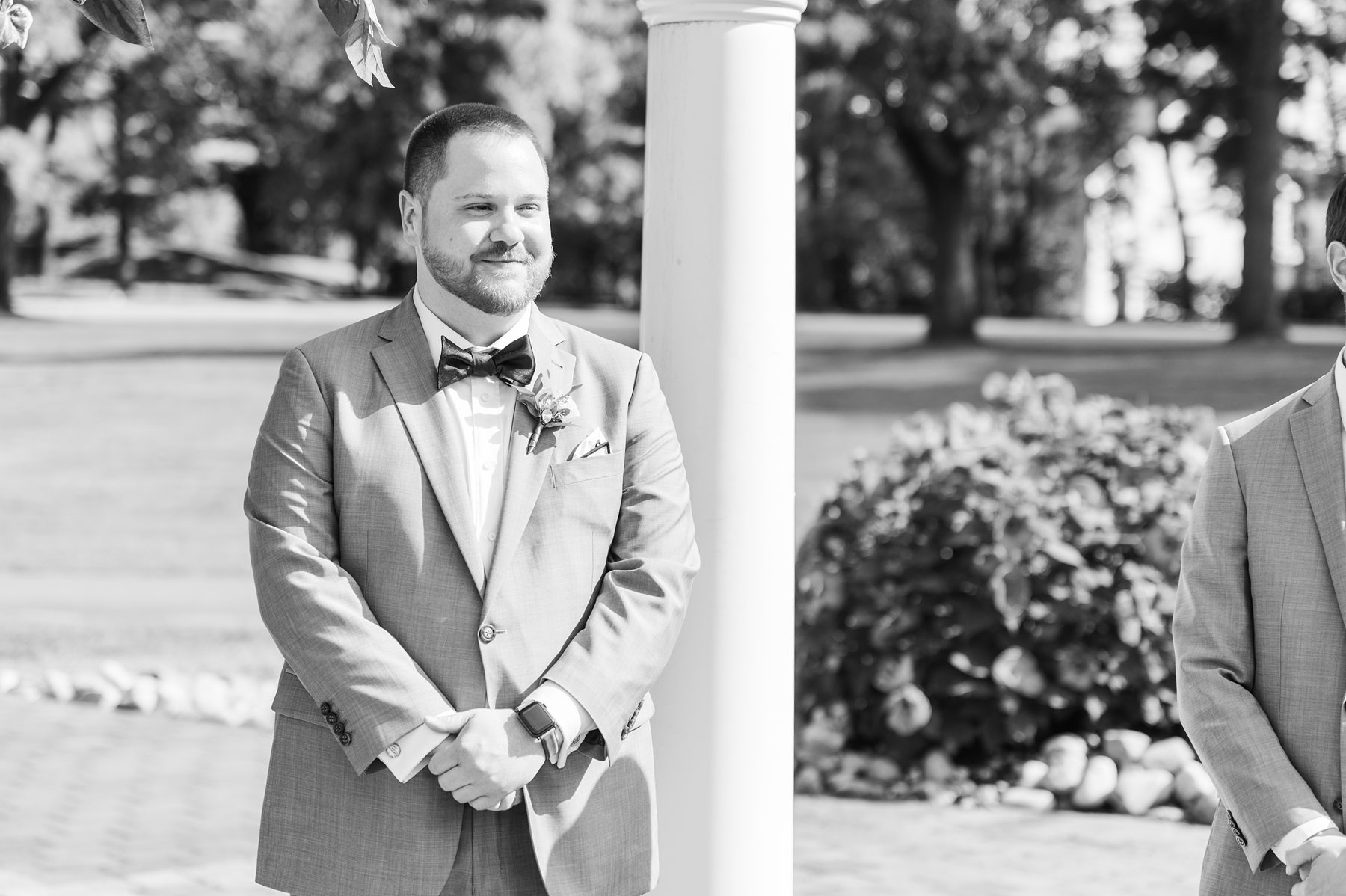 Royal Blue summer wedding day at Downingtown Country Club Photographed by Baltimore Wedding Photographer Cait Kramer Photography