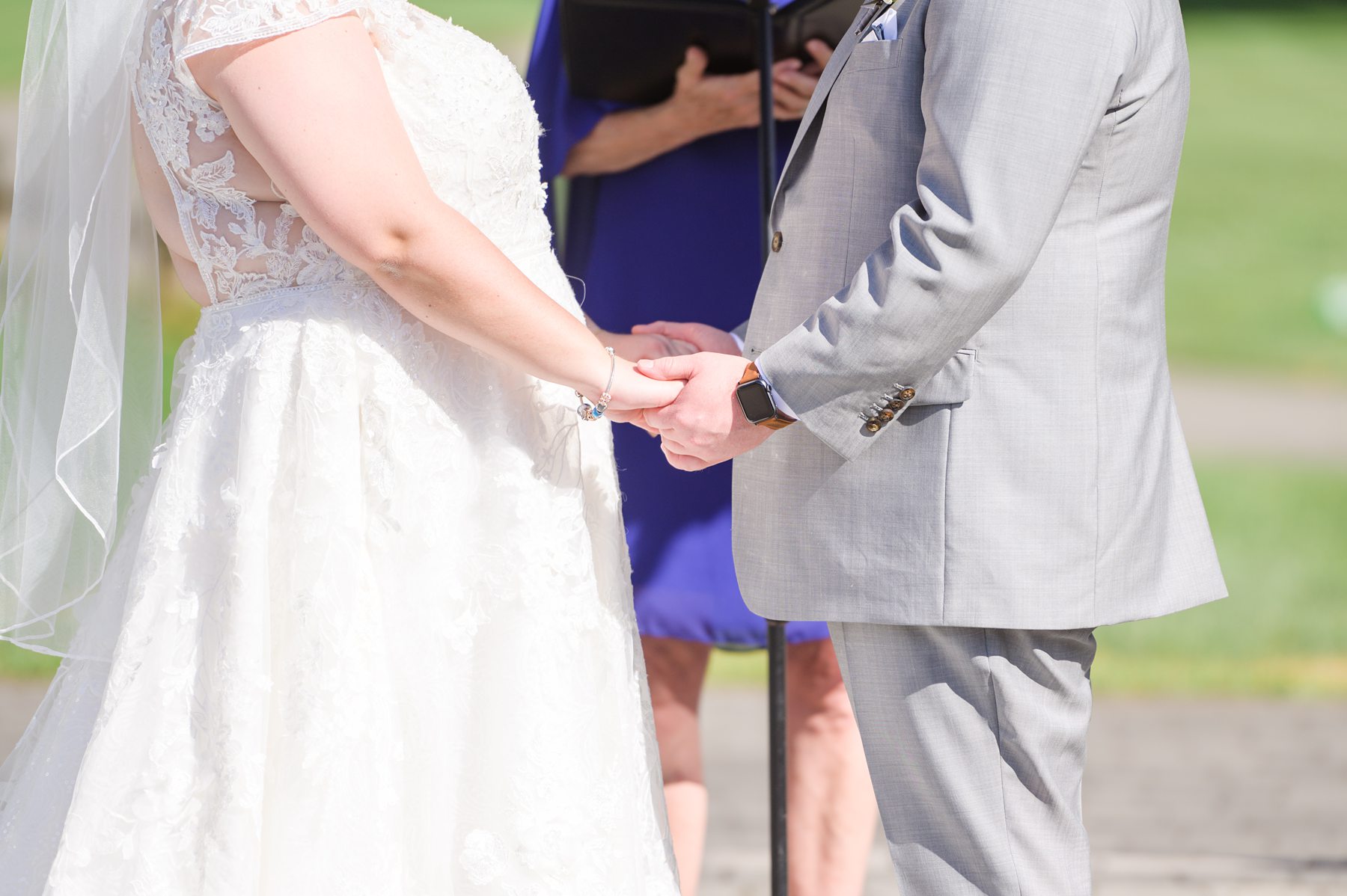 Royal Blue summer wedding day at Downingtown Country Club Photographed by Baltimore Wedding Photographer Cait Kramer Photography