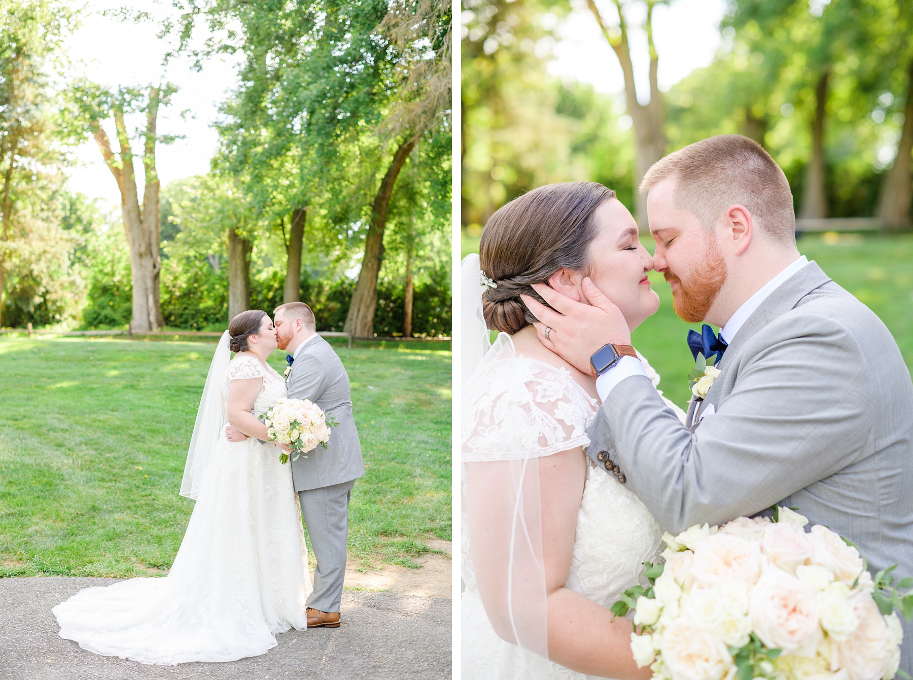 Royal Blue summer wedding day at Downingtown Country Club Photographed by Baltimore Wedding Photographer Cait Kramer Photography