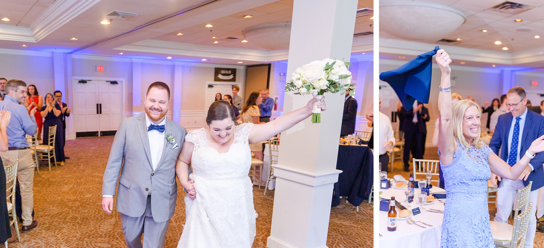 Royal Blue summer wedding day at Downingtown Country Club Photographed by Baltimore Wedding Photographer Cait Kramer Photography