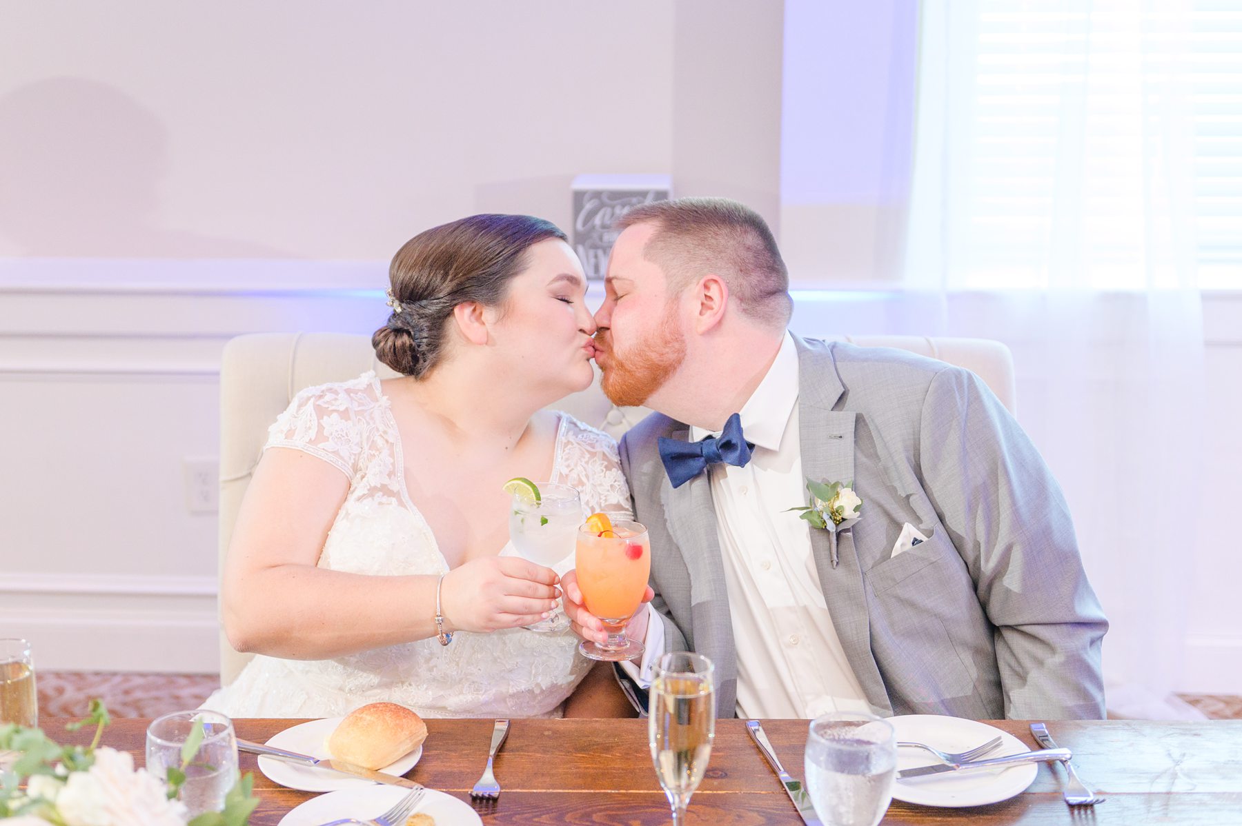 Royal Blue summer wedding day at Downingtown Country Club Photographed by Baltimore Wedding Photographer Cait Kramer Photography