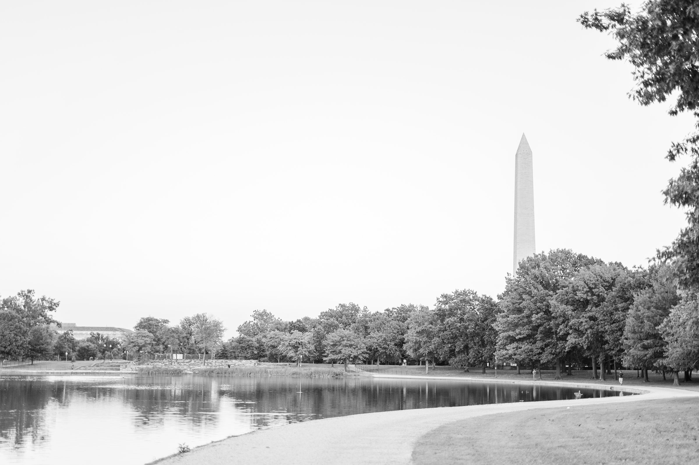 Intimate Fall shades of pink and blue Wedding at the DC War Memorial in Washington DC Photographed by Baltimore Wedding Photographer Cait Kramer Photography