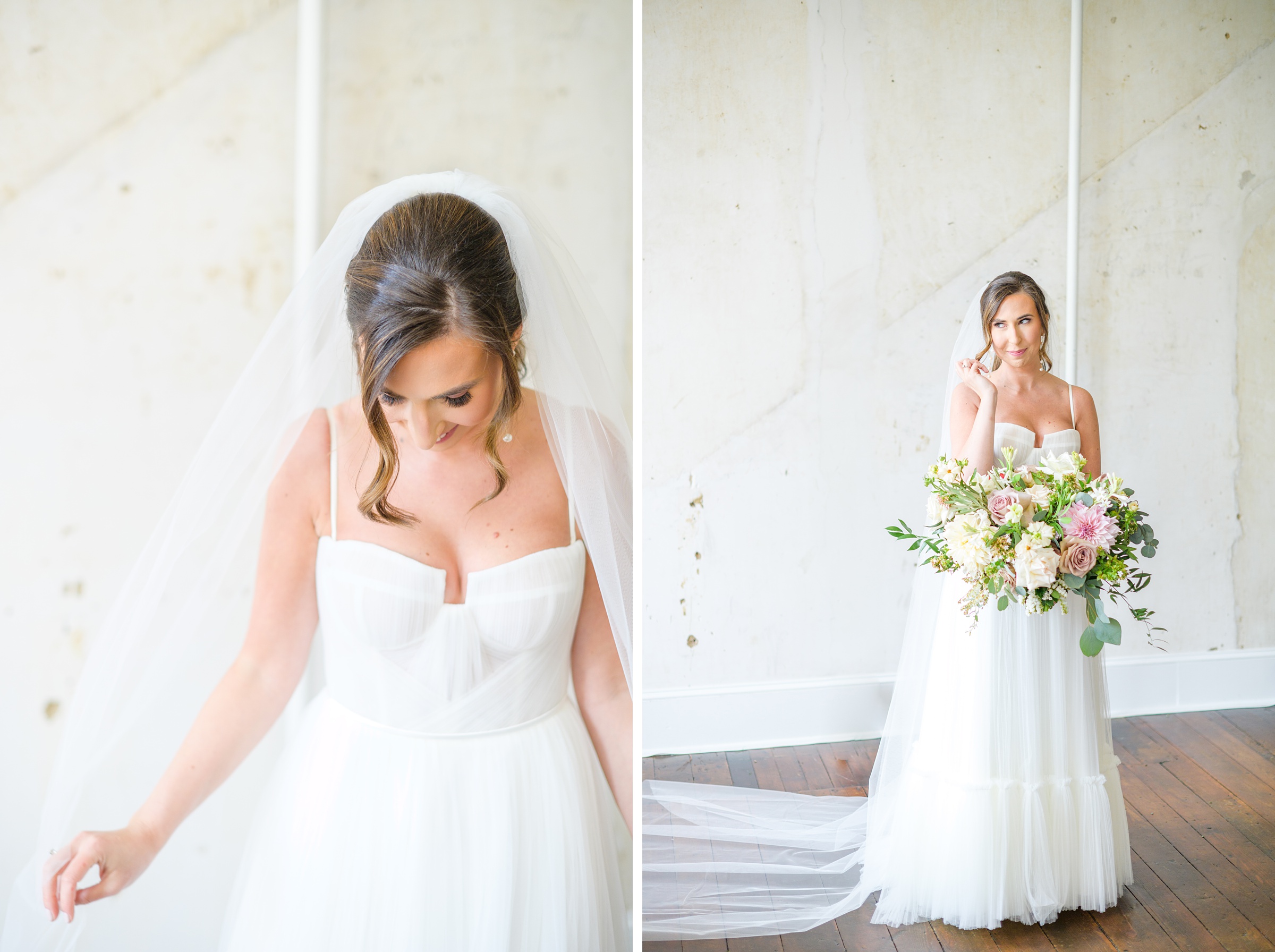 Romantic dusty rose and white black-tie Summer Wedding Day at Excelsior Lancaster Pennsylvania Photographed by Baltimore Wedding Photographer Cait Kramer Photography