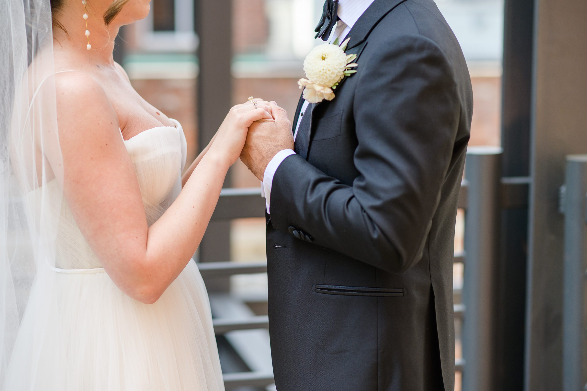 Romantic dusty rose and white black-tie Summer Wedding Day at Excelsior Lancaster Pennsylvania Photographed by Baltimore Wedding Photographer Cait Kramer Photography