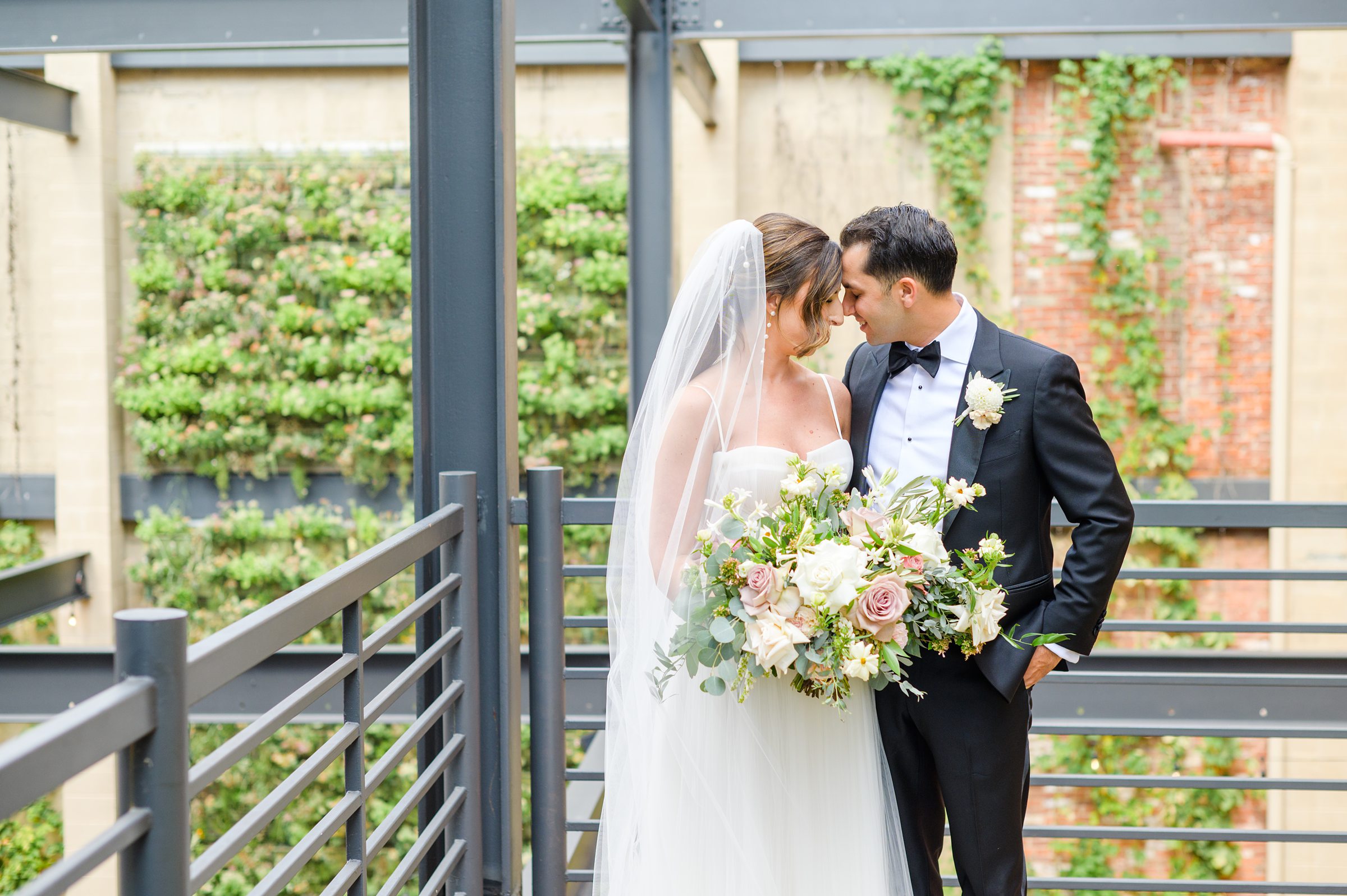 Romantic dusty rose and white black-tie Summer Wedding Day at Excelsior Lancaster Pennsylvania Photographed by Baltimore Wedding Photographer Cait Kramer Photography