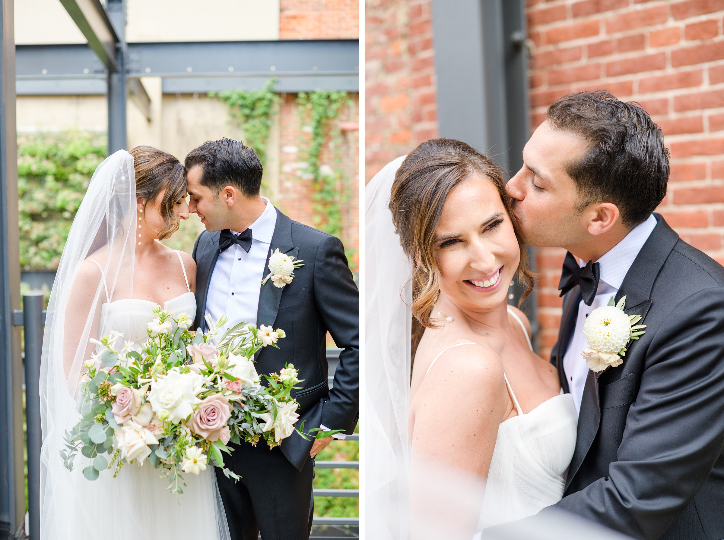 Romantic dusty rose and white black-tie Summer Wedding Day at Excelsior Lancaster Pennsylvania Photographed by Baltimore Wedding Photographer Cait Kramer Photography