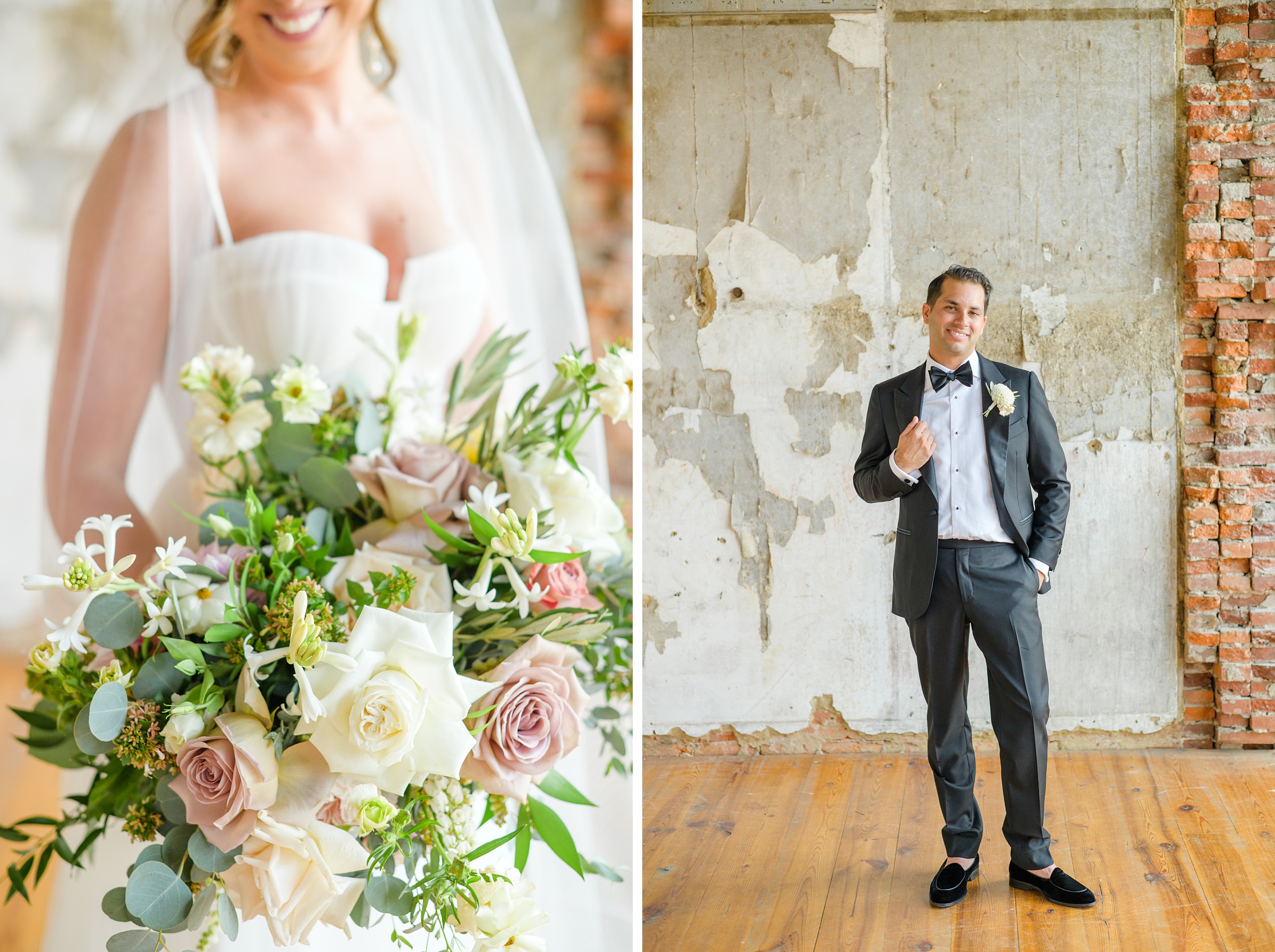 Romantic dusty rose and white black-tie Summer Wedding Day at Excelsior Lancaster Pennsylvania Photographed by Baltimore Wedding Photographer Cait Kramer Photography