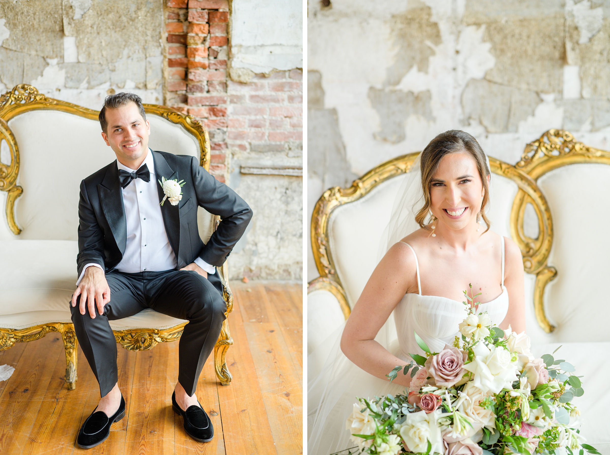 Romantic dusty rose and white black-tie Summer Wedding Day at Excelsior Lancaster Pennsylvania Photographed by Baltimore Wedding Photographer Cait Kramer Photography