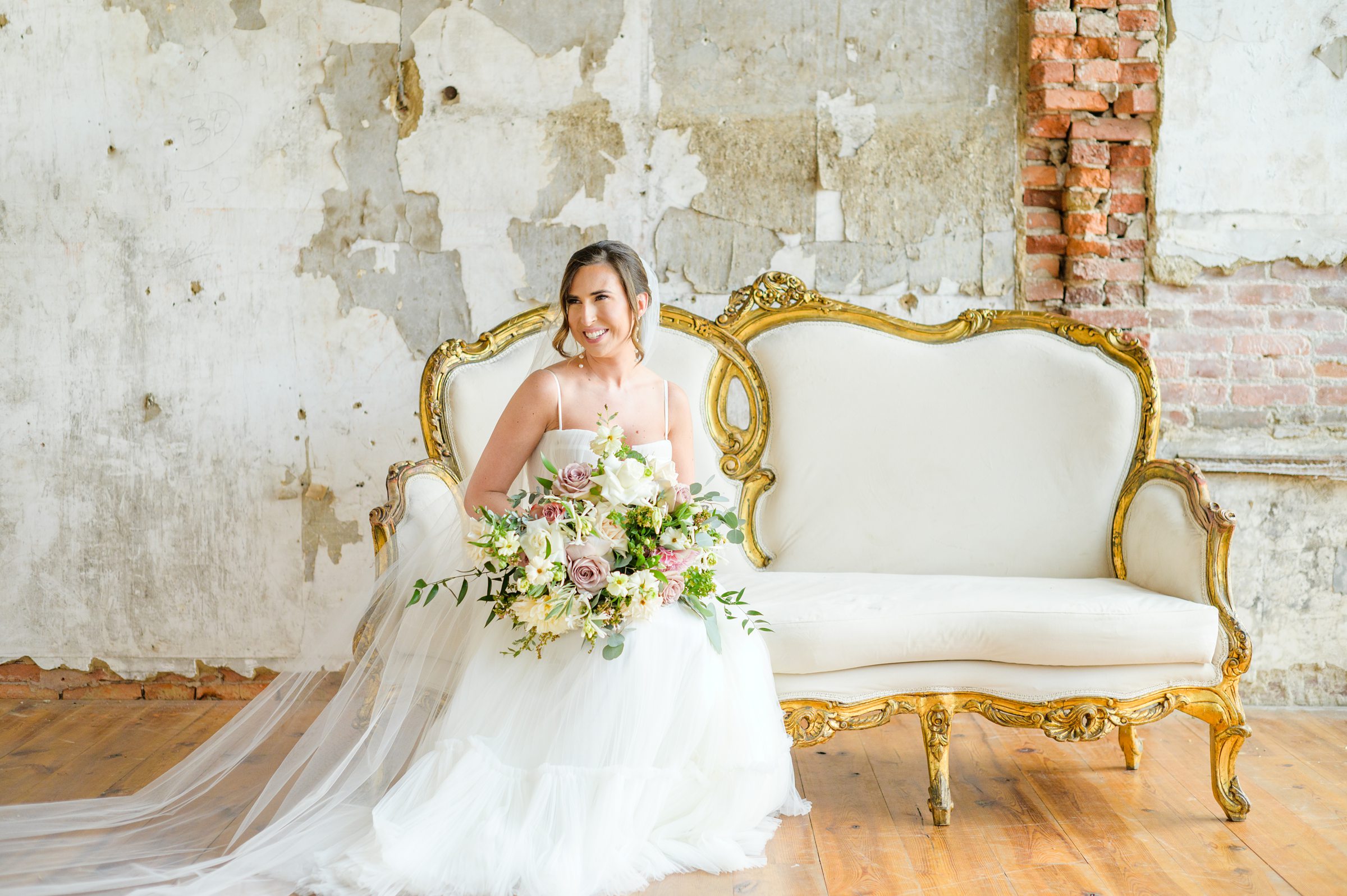 Romantic dusty rose and white black-tie Summer Wedding Day at Excelsior Lancaster Pennsylvania Photographed by Baltimore Wedding Photographer Cait Kramer Photography