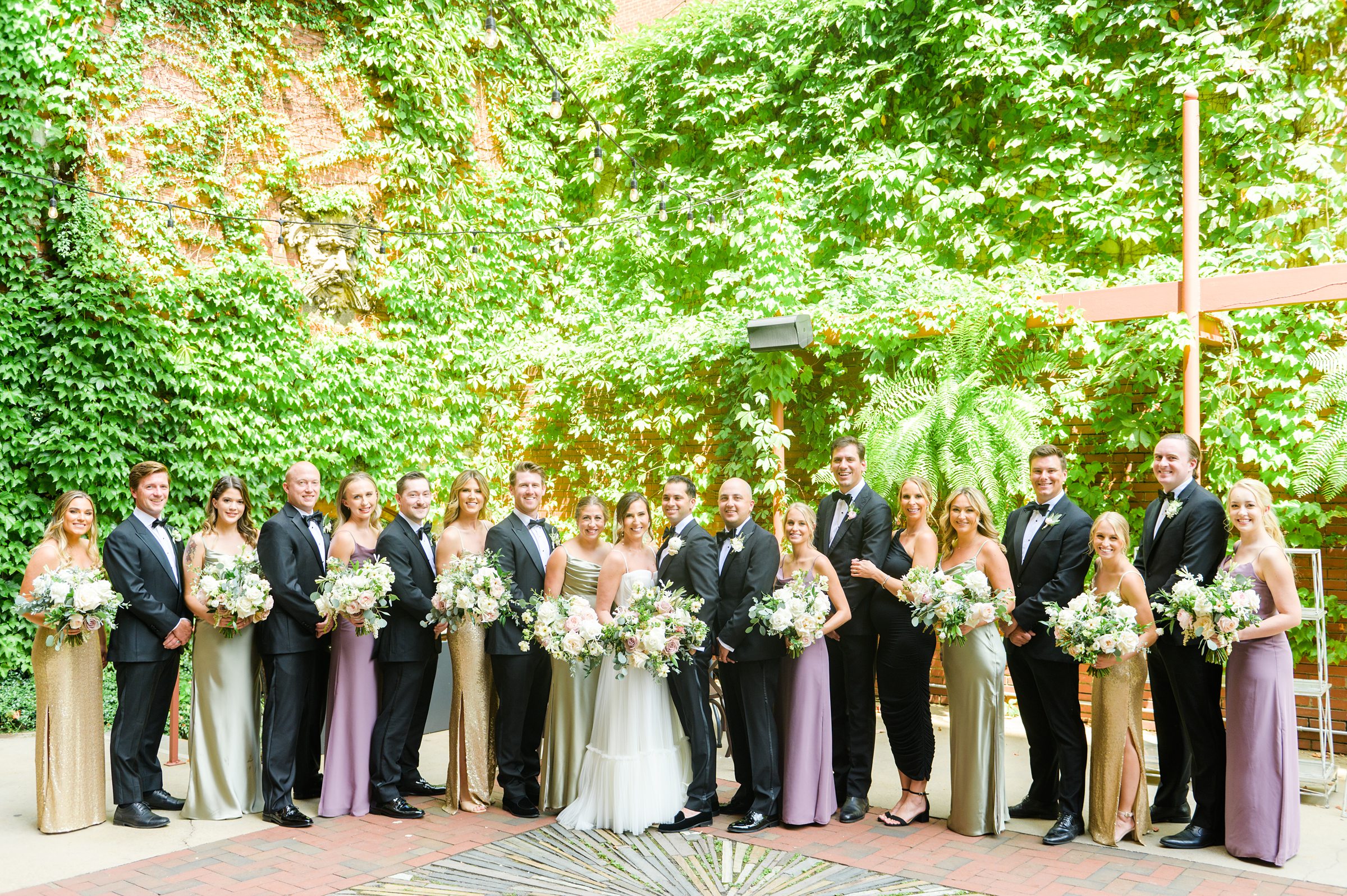 Romantic dusty rose and white black-tie Summer Wedding Day at Excelsior Lancaster Pennsylvania Photographed by Baltimore Wedding Photographer Cait Kramer Photography