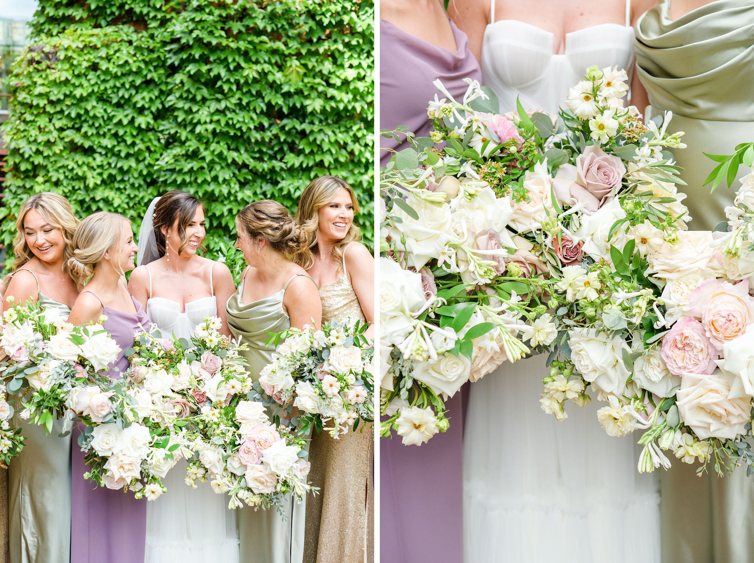 Romantic dusty rose and white black-tie Summer Wedding Day at Excelsior Lancaster Pennsylvania Photographed by Baltimore Wedding Photographer Cait Kramer Photography