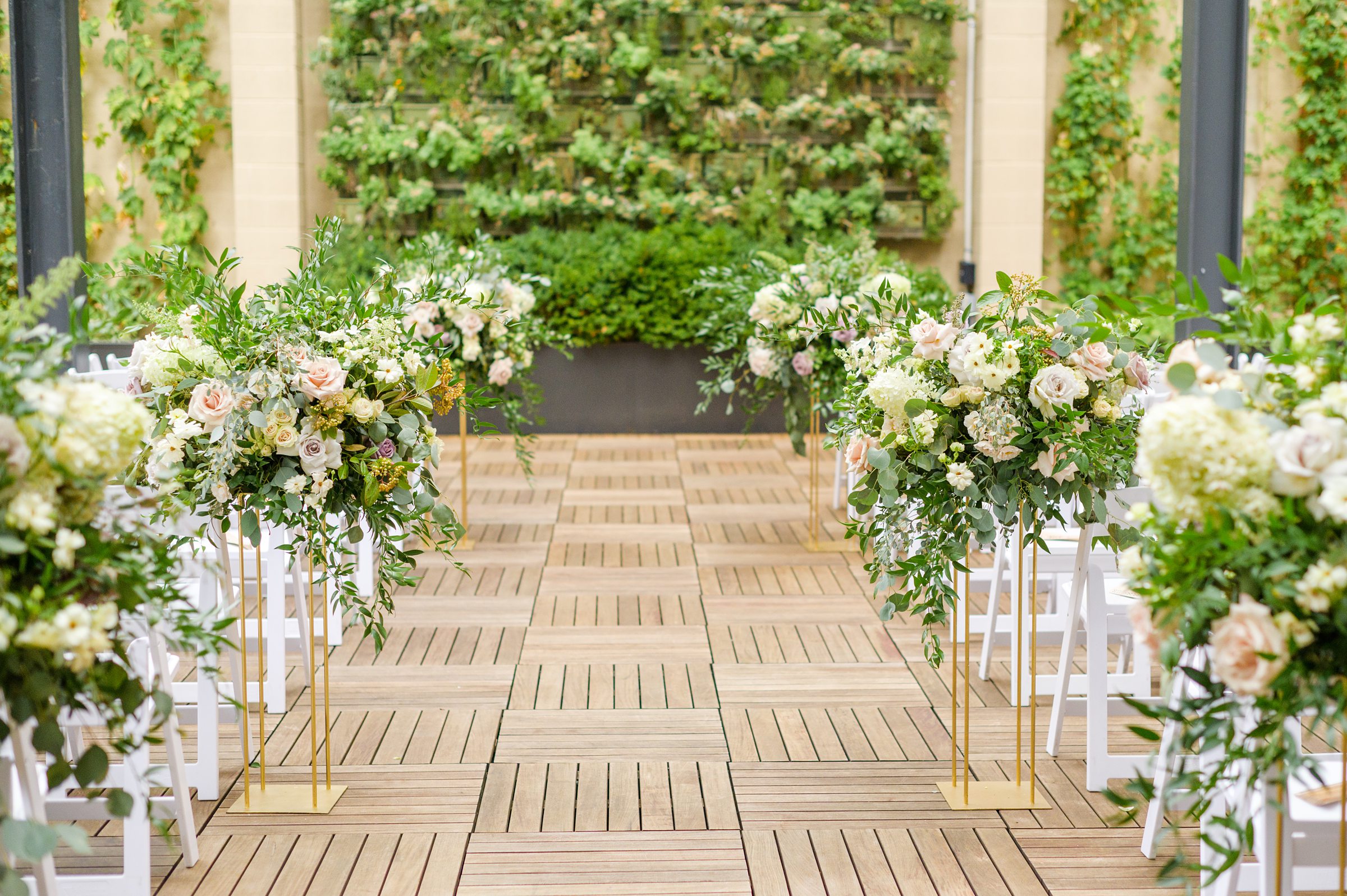 Romantic dusty rose and white black-tie Summer Wedding Day at Excelsior Lancaster Pennsylvania Photographed by Baltimore Wedding Photographer Cait Kramer Photography