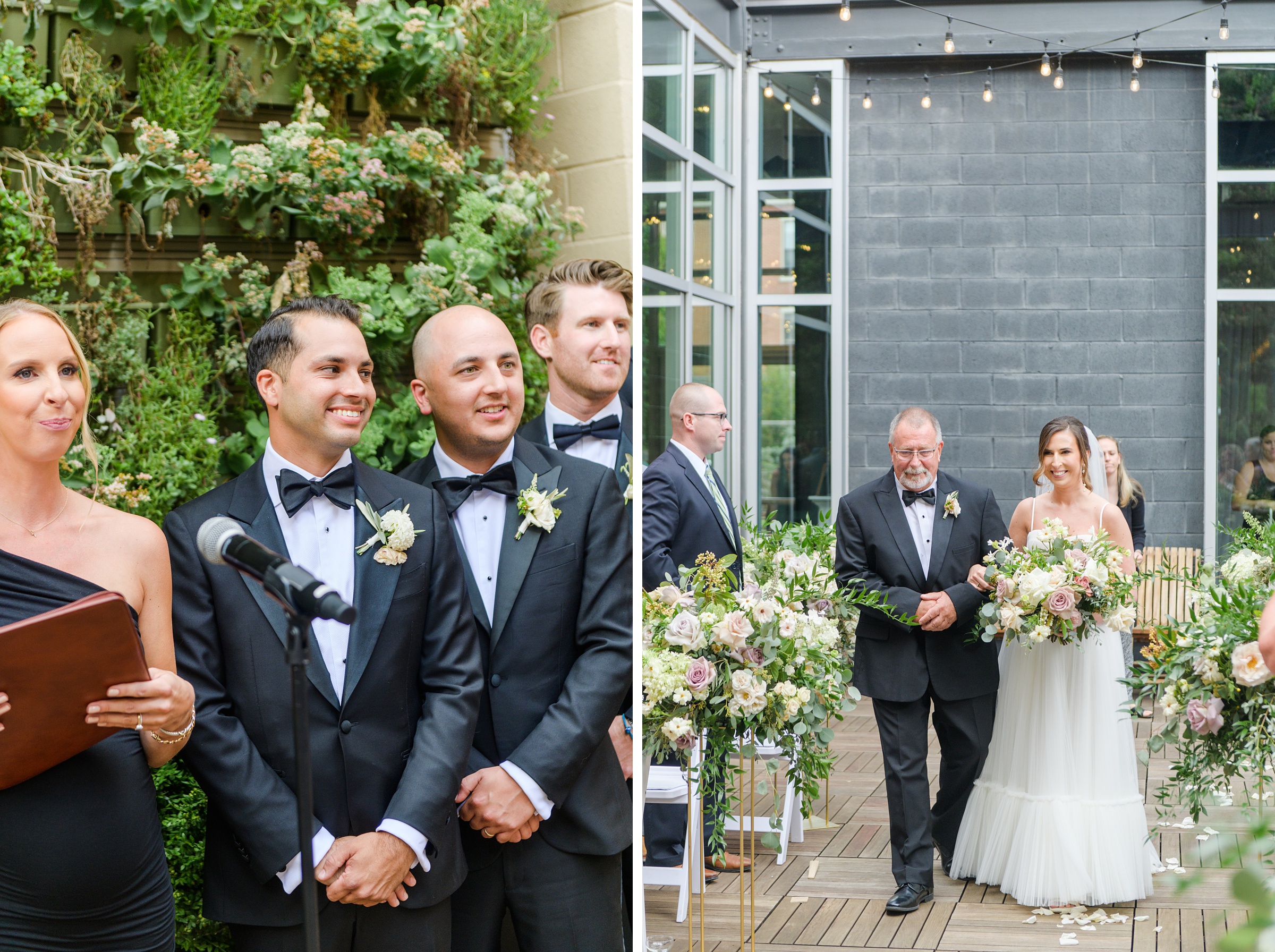 Romantic dusty rose and white black-tie Summer Wedding Day at Excelsior Lancaster Pennsylvania Photographed by Baltimore Wedding Photographer Cait Kramer Photography