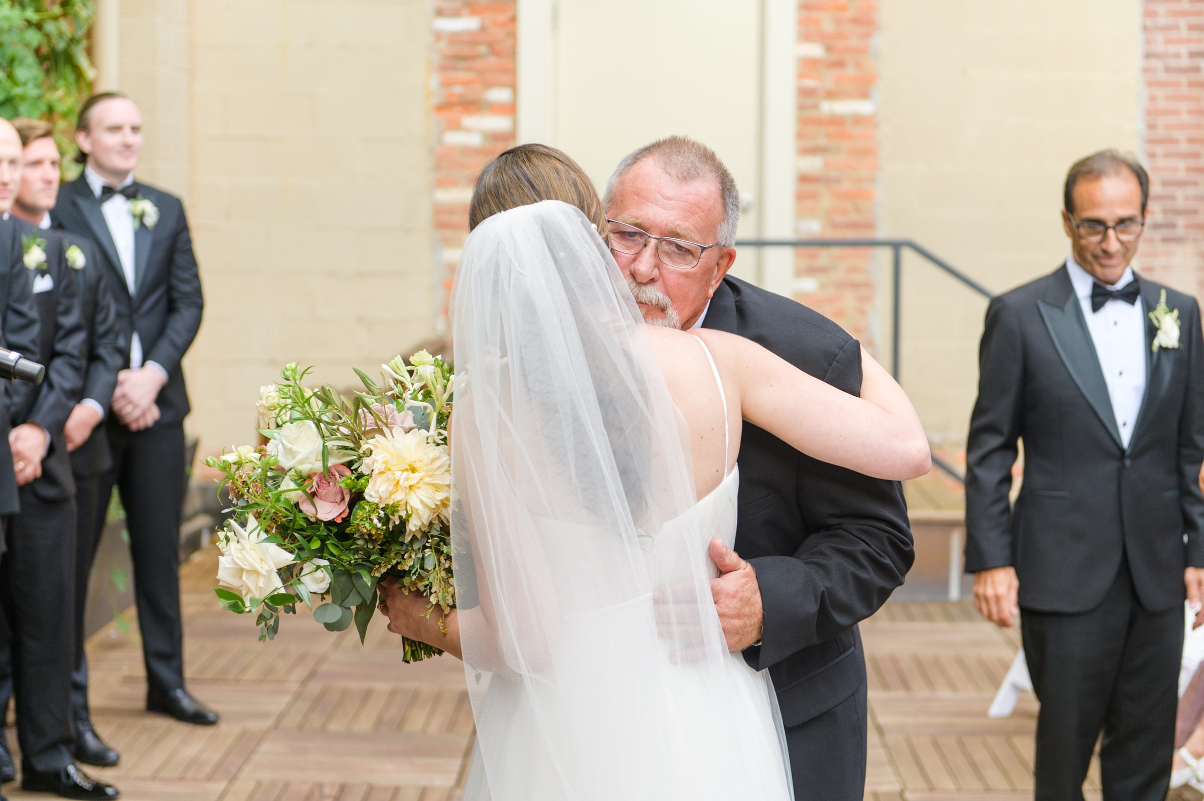 Romantic dusty rose and white black-tie Summer Wedding Day at Excelsior Lancaster Pennsylvania Photographed by Baltimore Wedding Photographer Cait Kramer Photography