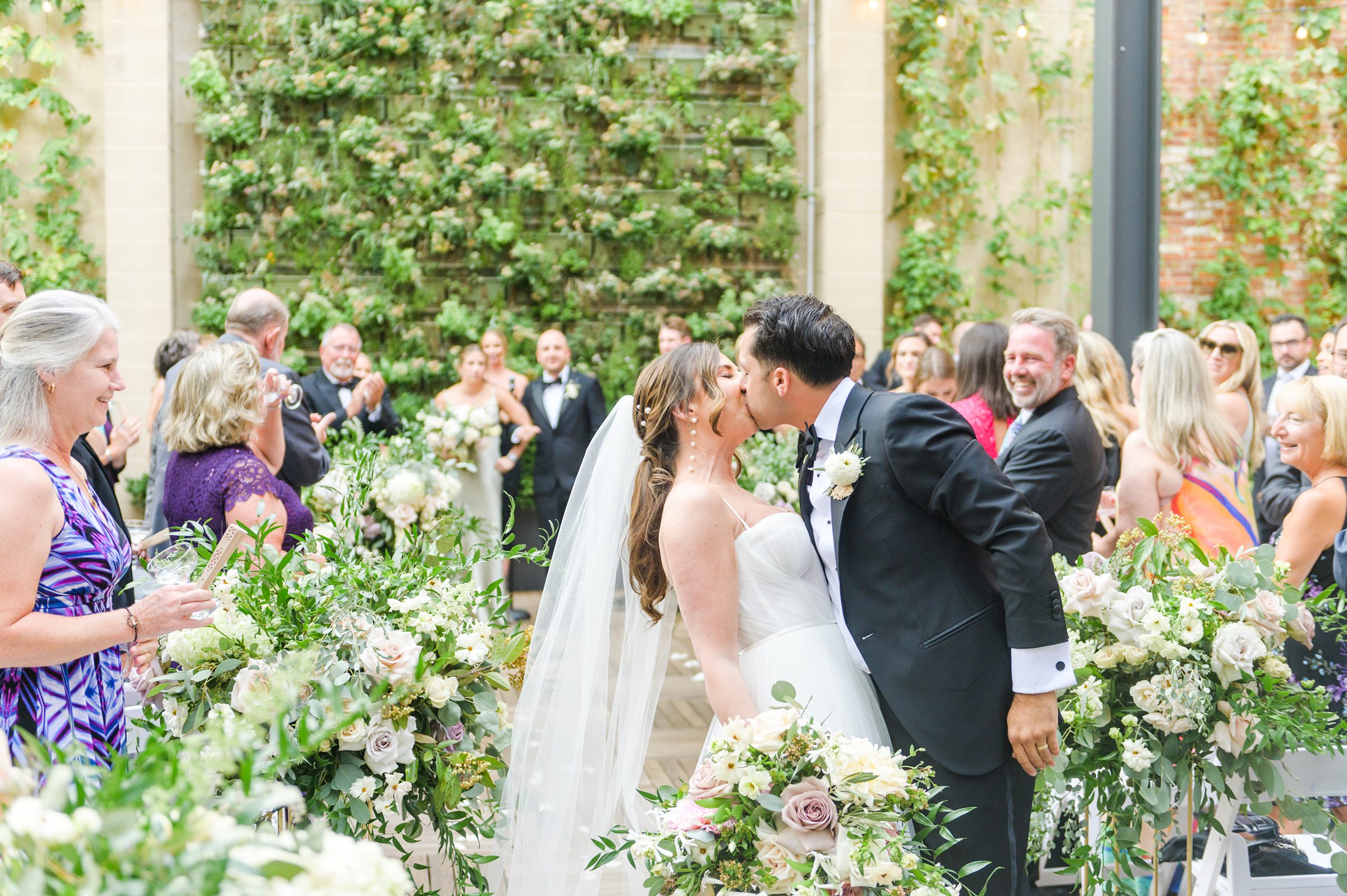 Romantic dusty rose and white black-tie Summer Wedding Day at Excelsior Lancaster Pennsylvania Photographed by Baltimore Wedding Photographer Cait Kramer Photography