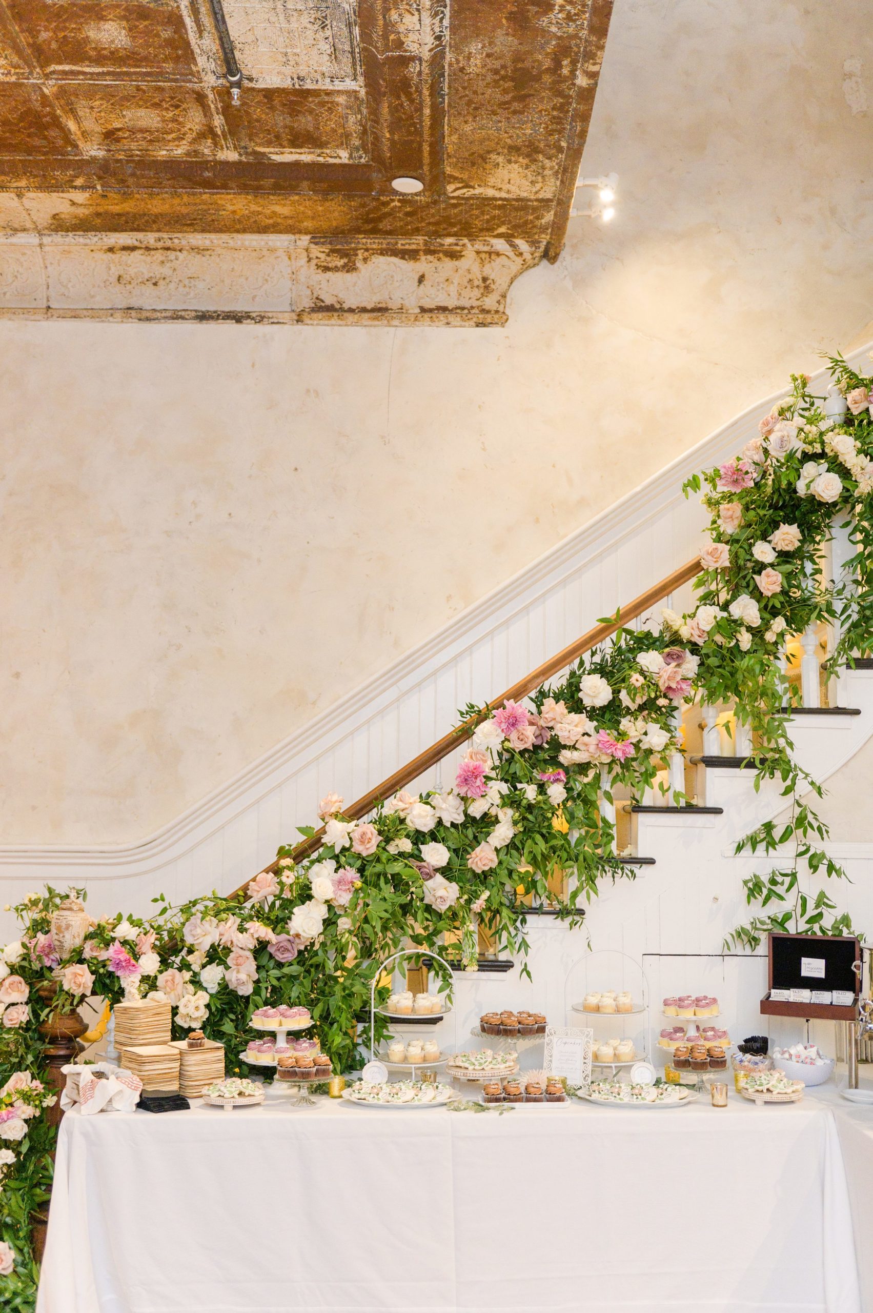 Romantic dusty rose and white black-tie Summer Wedding Day at Excelsior Lancaster Pennsylvania Photographed by Baltimore Wedding Photographer Cait Kramer Photography