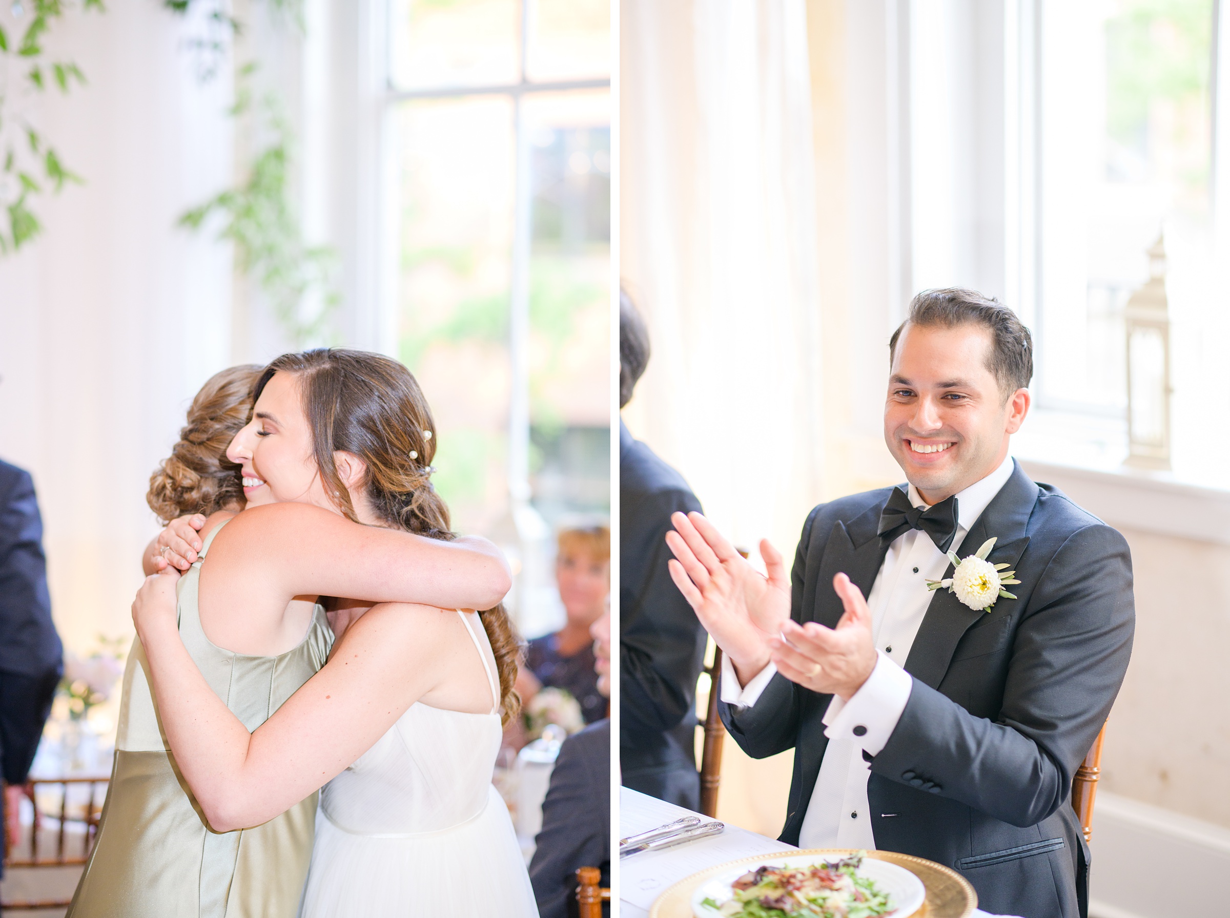 Romantic dusty rose and white black-tie Summer Wedding Day at Excelsior Lancaster Pennsylvania Photographed by Baltimore Wedding Photographer Cait Kramer Photography