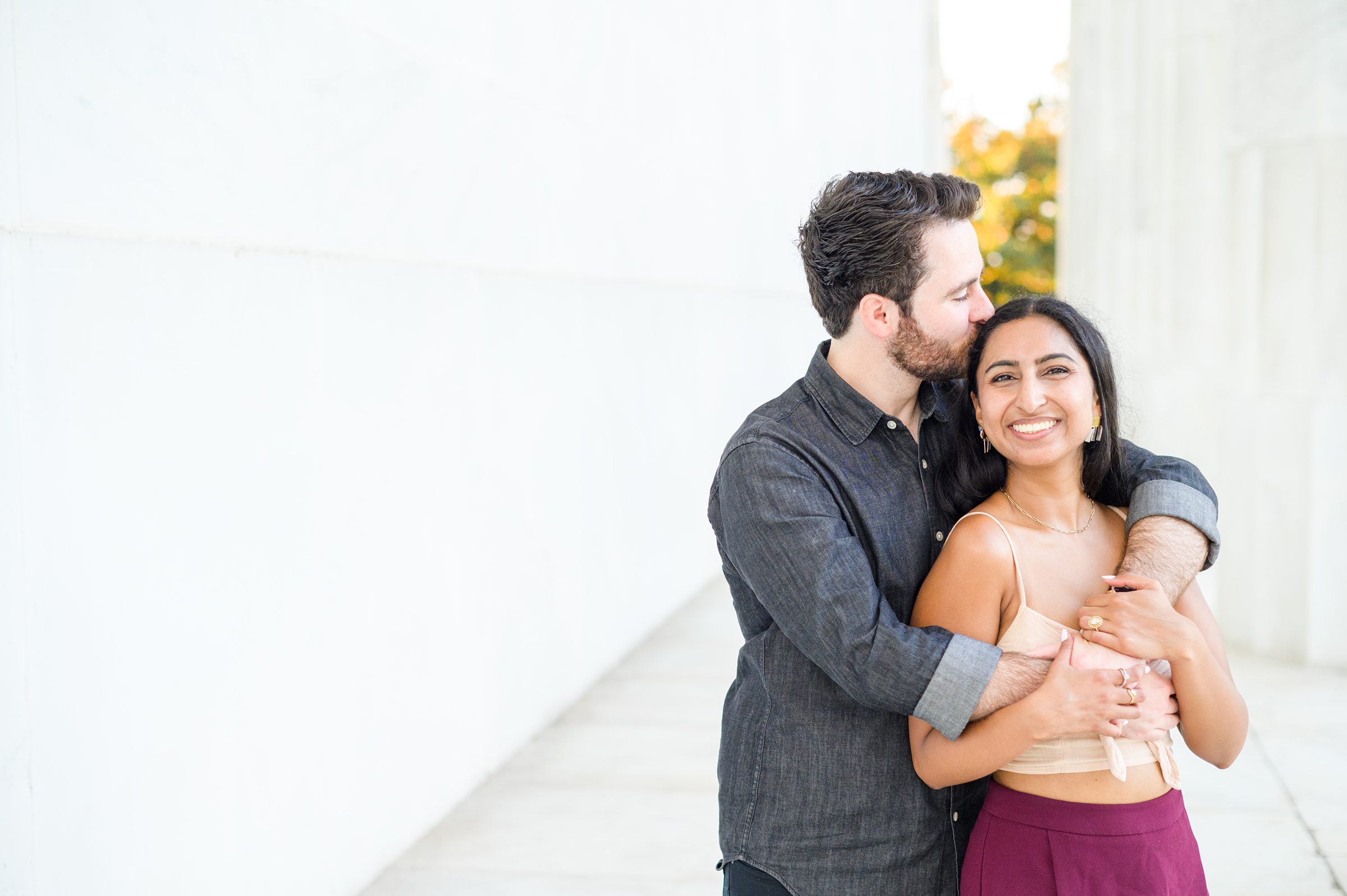 With iconic views and a couple this sweet, Lincoln Memorial surprise proposals are always a sweet idea! This proposal was the sweetest surprise photographed by Baltimore proposal photographer, Cait Kramer.